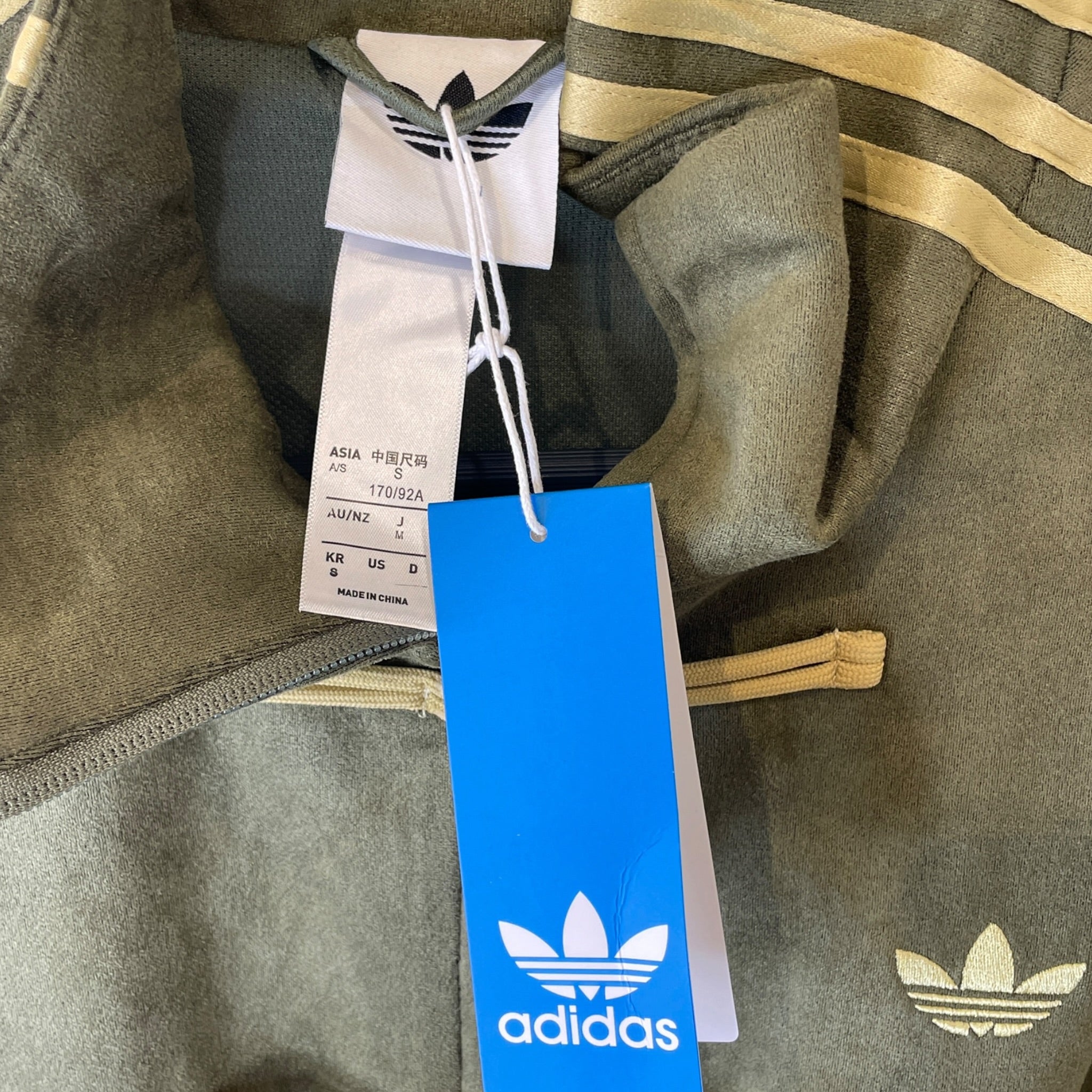 adidas/Jacket/S/Polyester/GRN/CHINESE NEW YEAR MIDDLE STRAP view 3