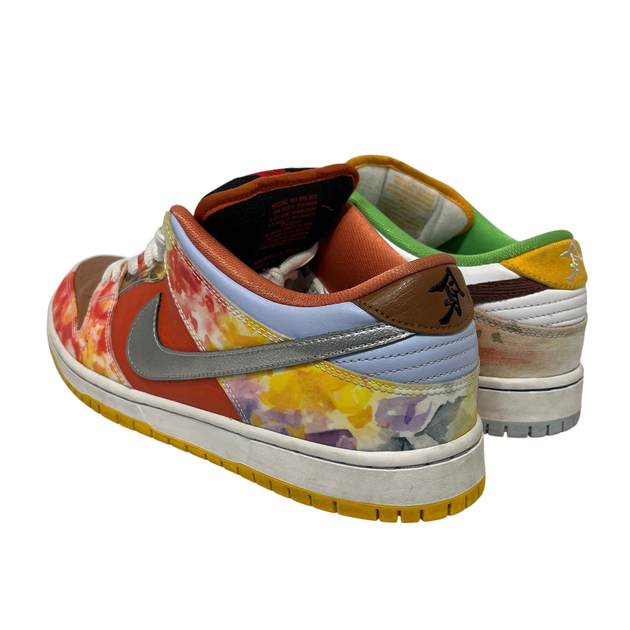 NIKE/Low-Sneakers/US 10.5/All Over Print/Leather/MLT/street hawker dunk low view 2