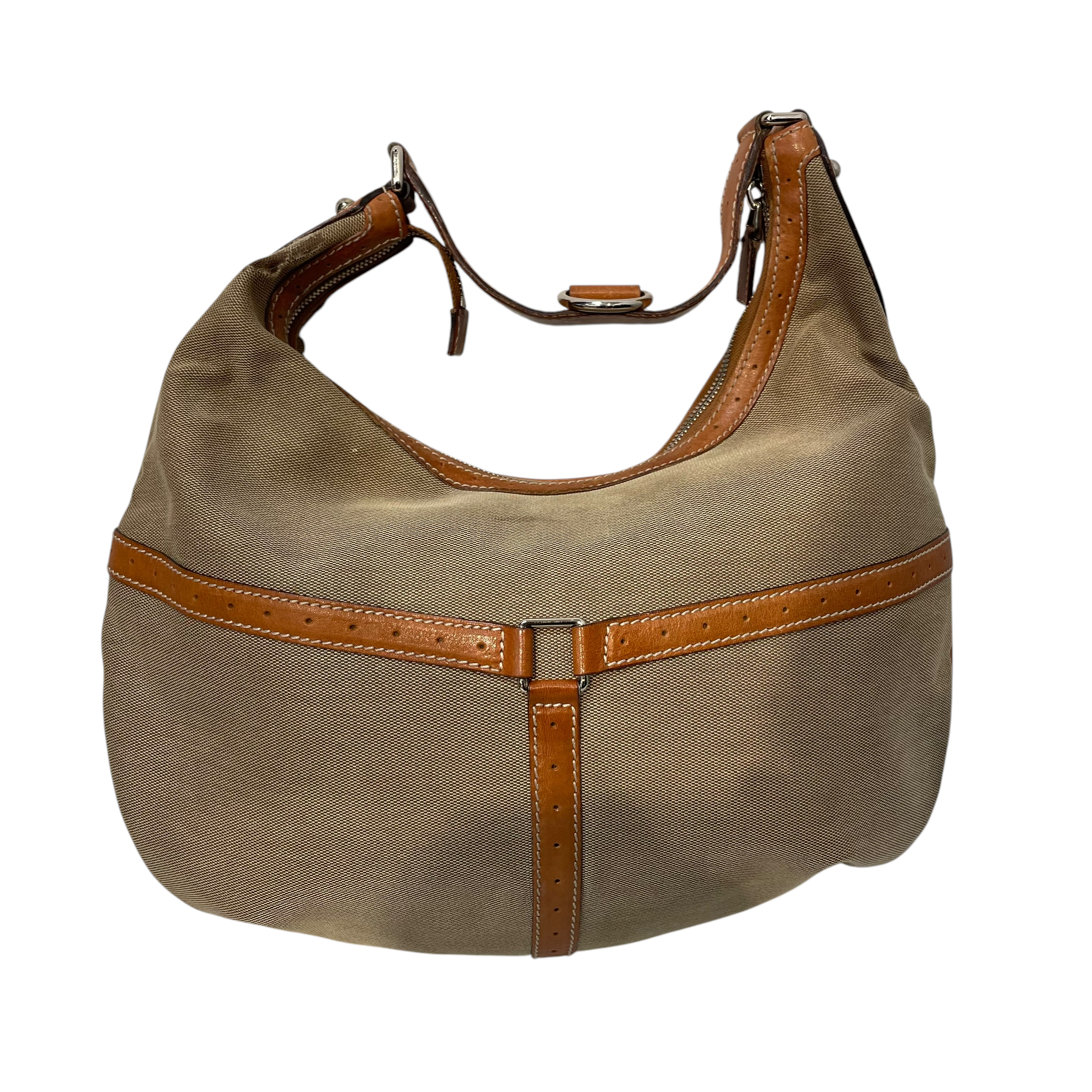 GUCCI/Hand Bag/Leather/BEG/Reins Web Hobo view 2