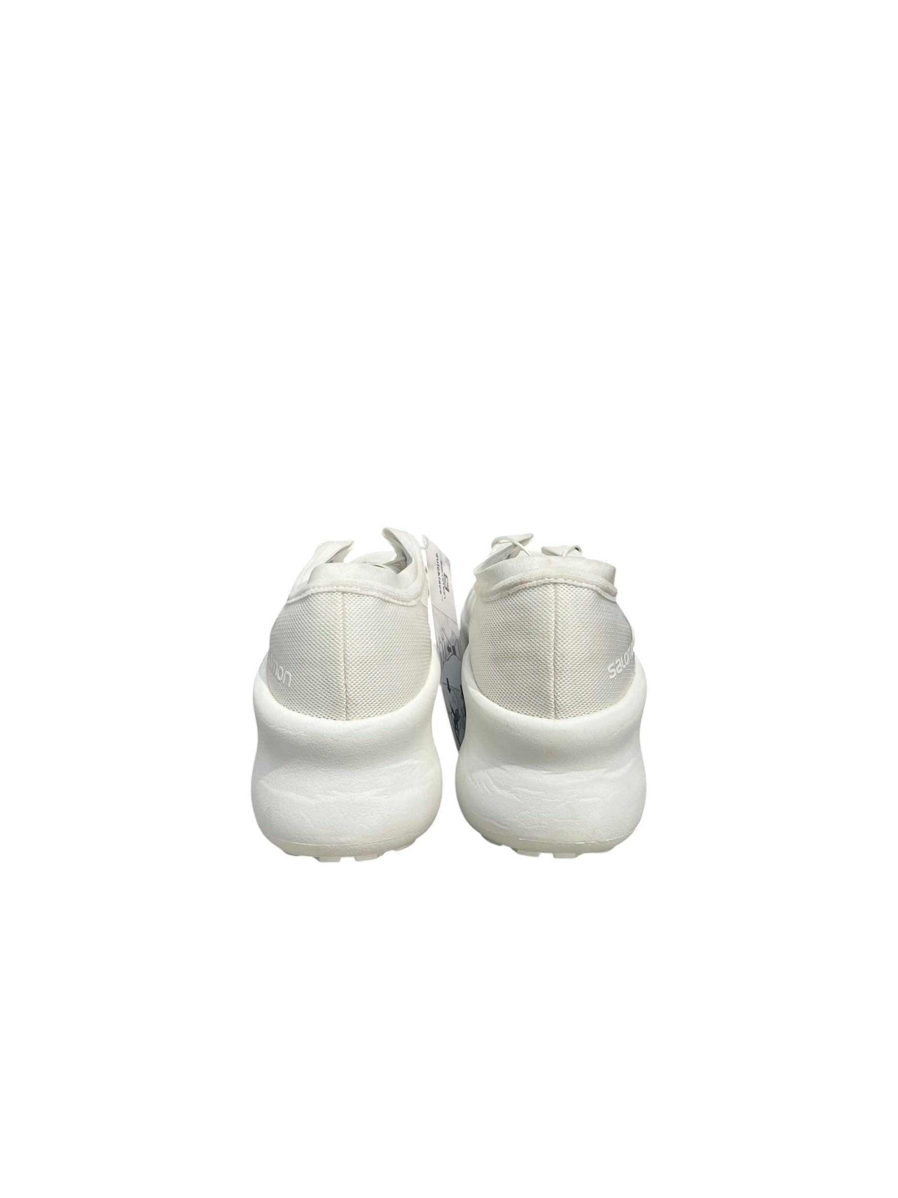 salomon/CDG/Low-Sneakers/US 9/Nylon/WHT/WEDGE SOLE PULL STRING CLOSE view 3