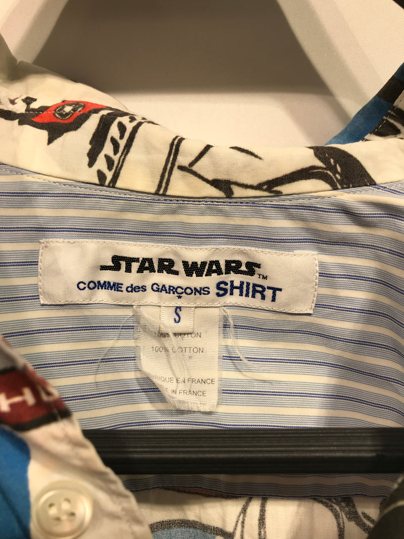 COMME des GARCONS/SS Shirt/S/MLT/All Over Print/CDG X STAR WARS