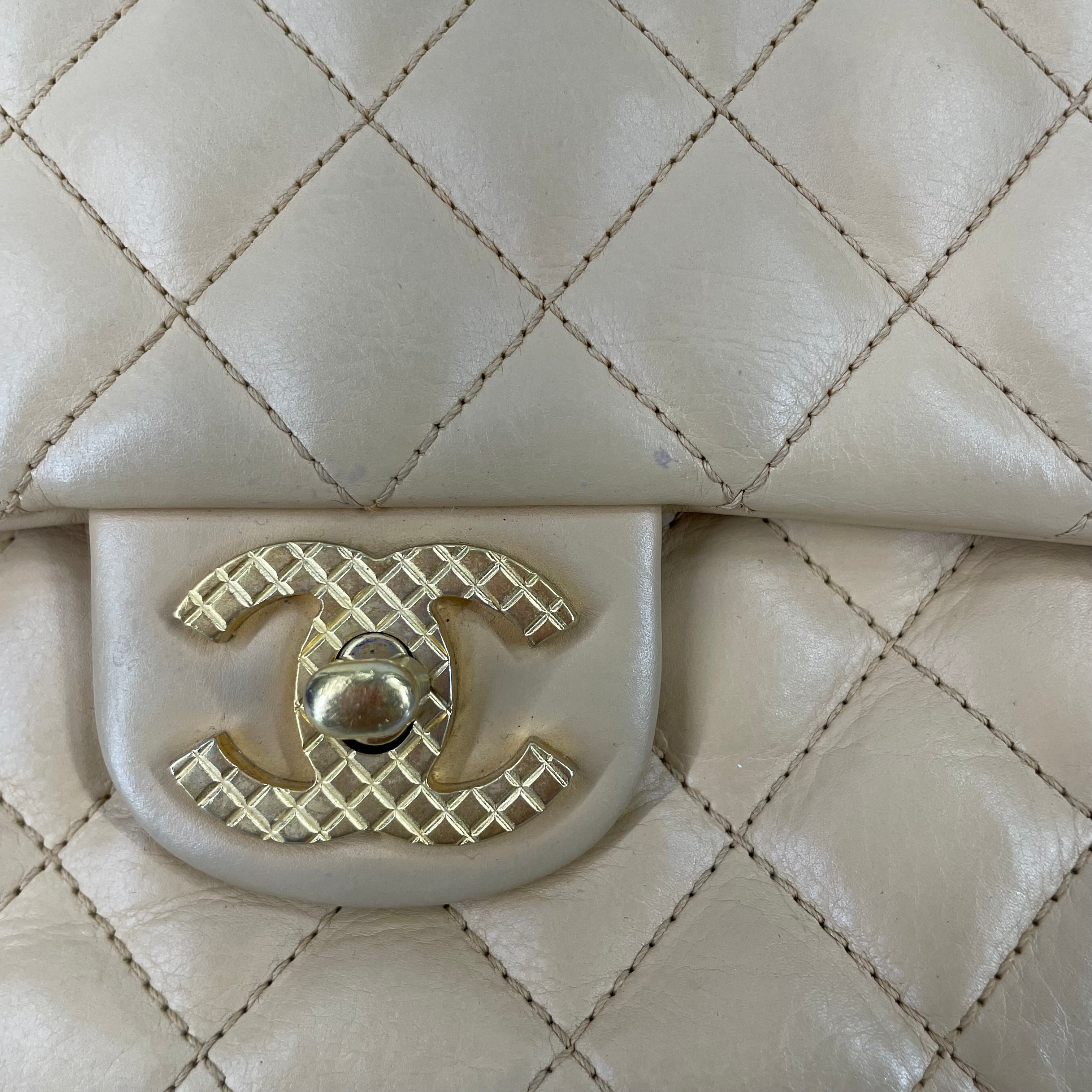 CHANEL/Cross Body Bag/Leather/BEG/24279527 METAL CORNERS view 5