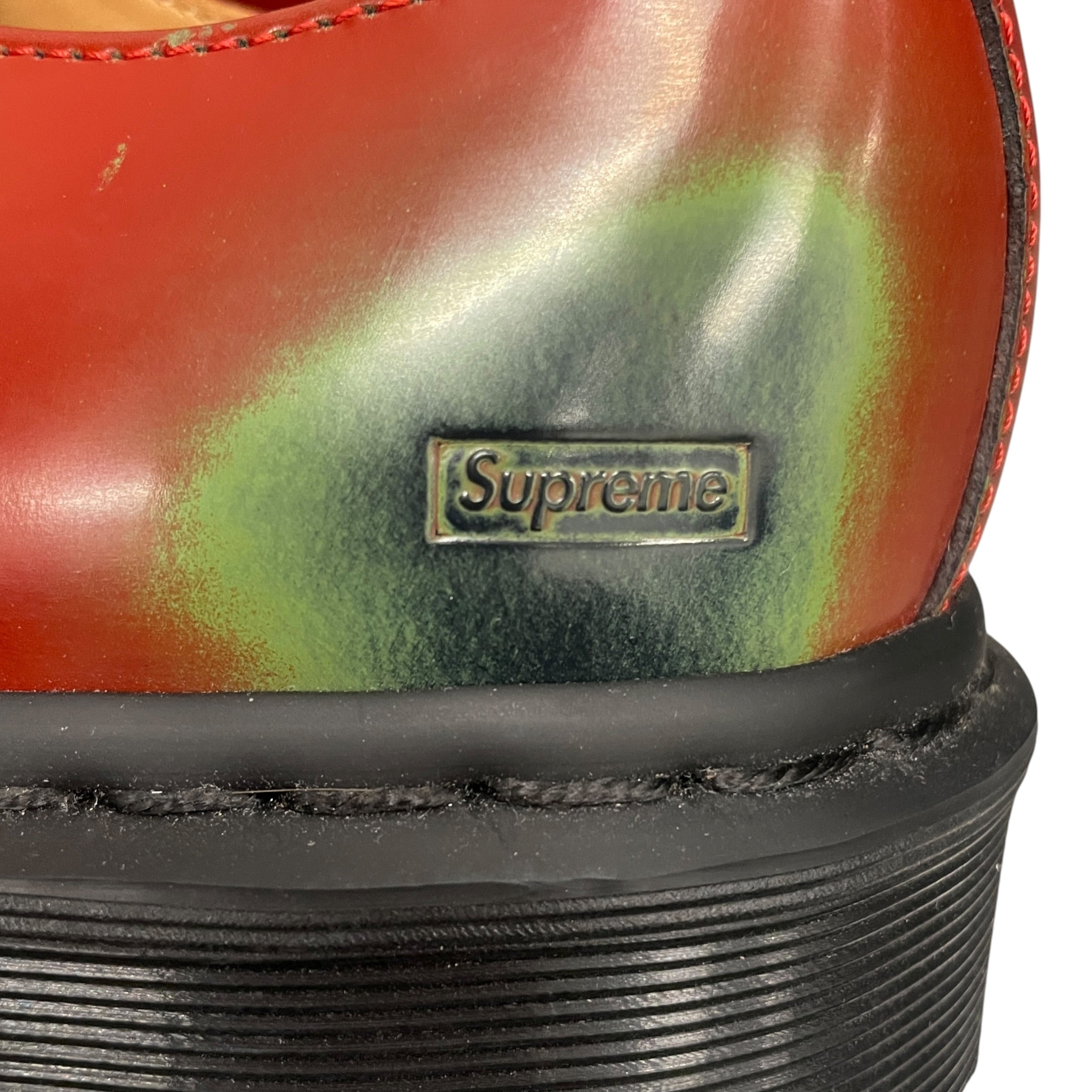 Dr.Martens/Supreme/Shoes/US 7/Leather/RED/GREEN view 4