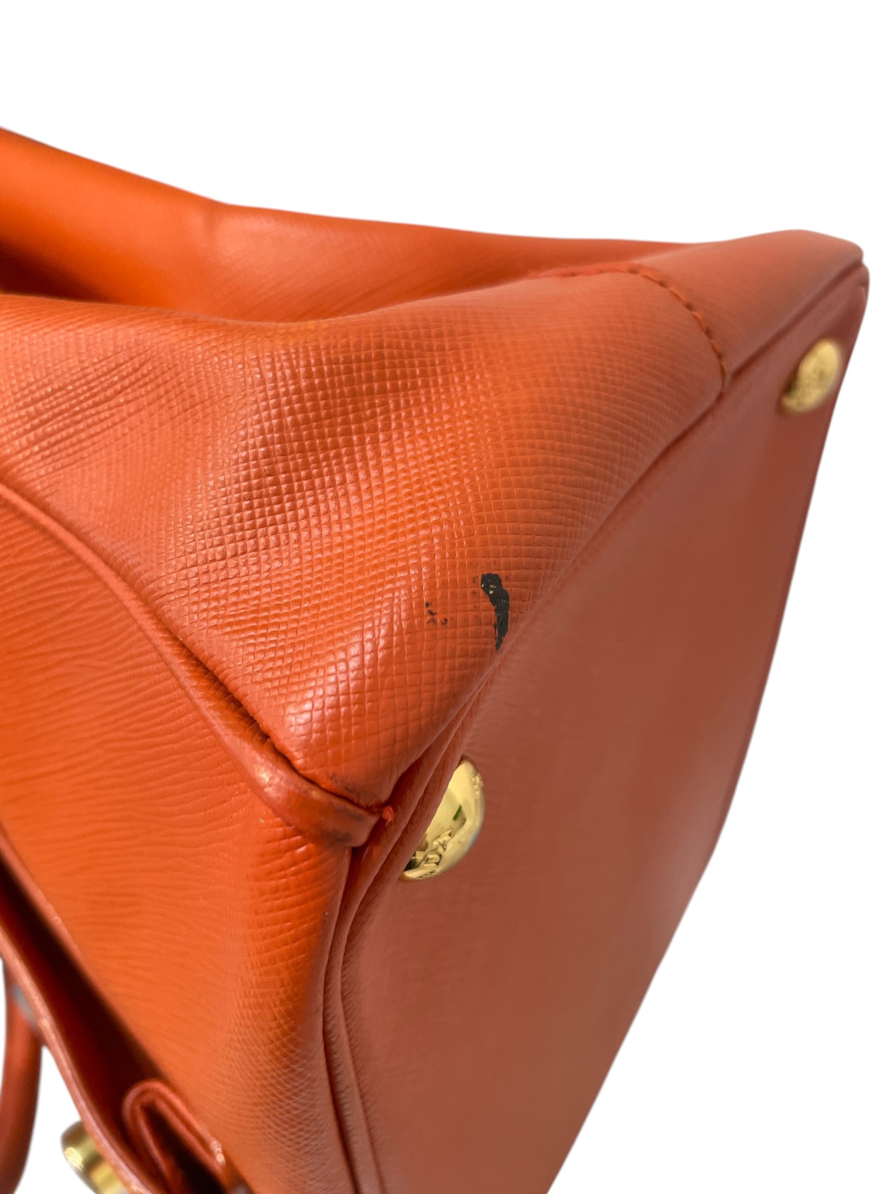 PRADA/Bag/Leather/Orange/BN2674 bicolor lux saffiano view 6