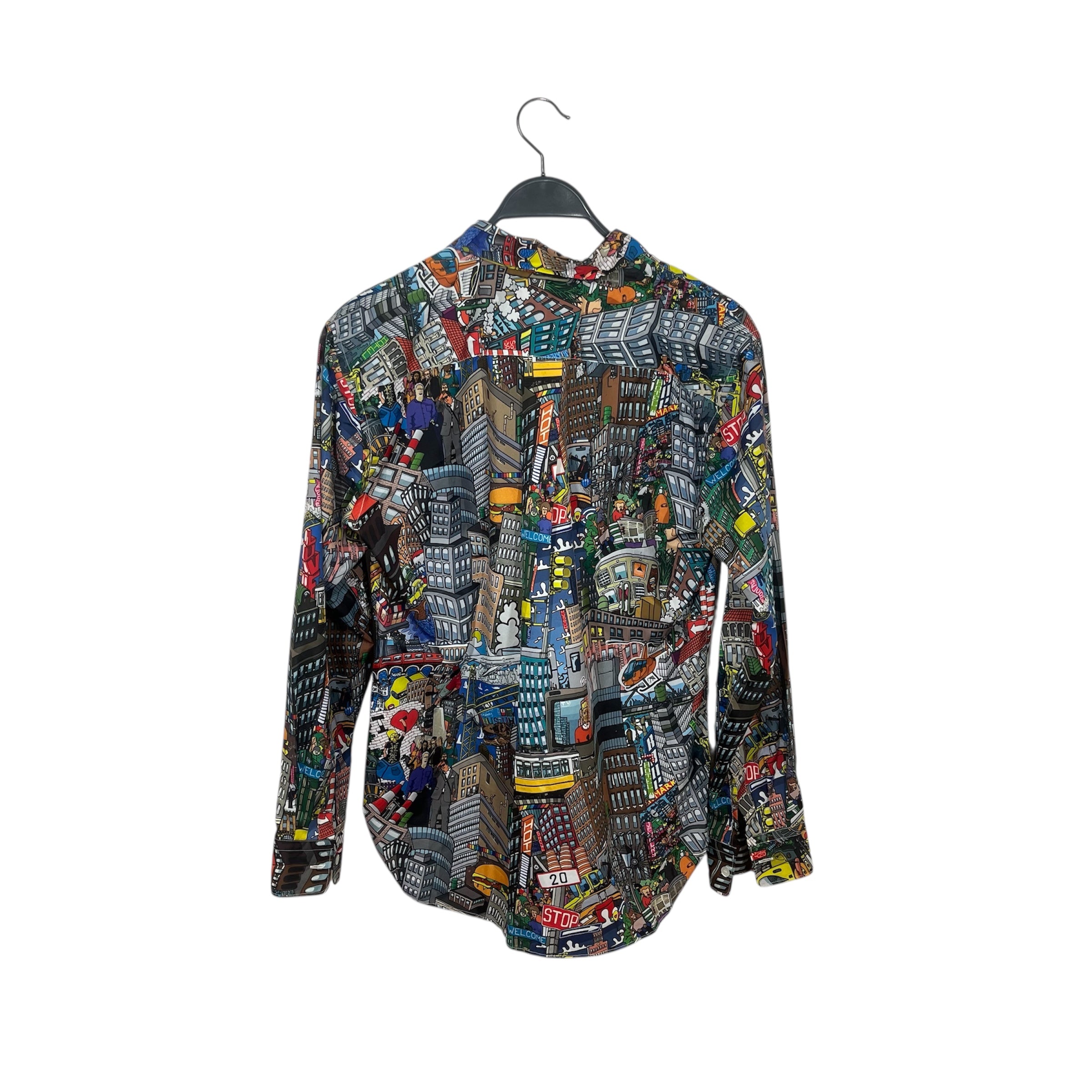 COMME des GARCONS HOMME DEUX/LS Shirt/S/Polyester/MLT/All Over Print/SS19 Cartoon LS Shirt view 2