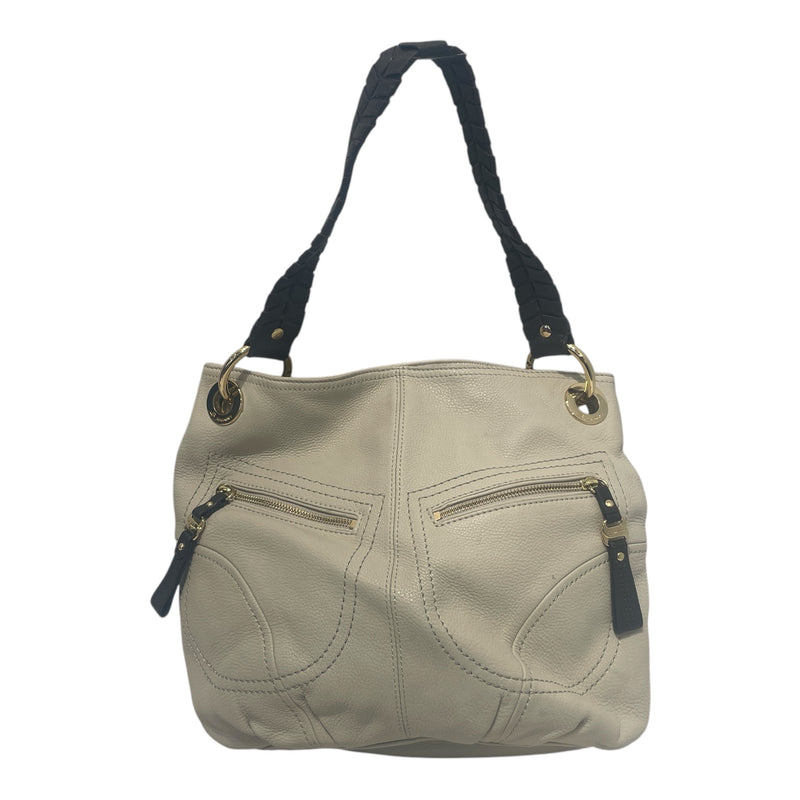 B.MAKOWSKY/Cross Body Bag/Leather/WHT/