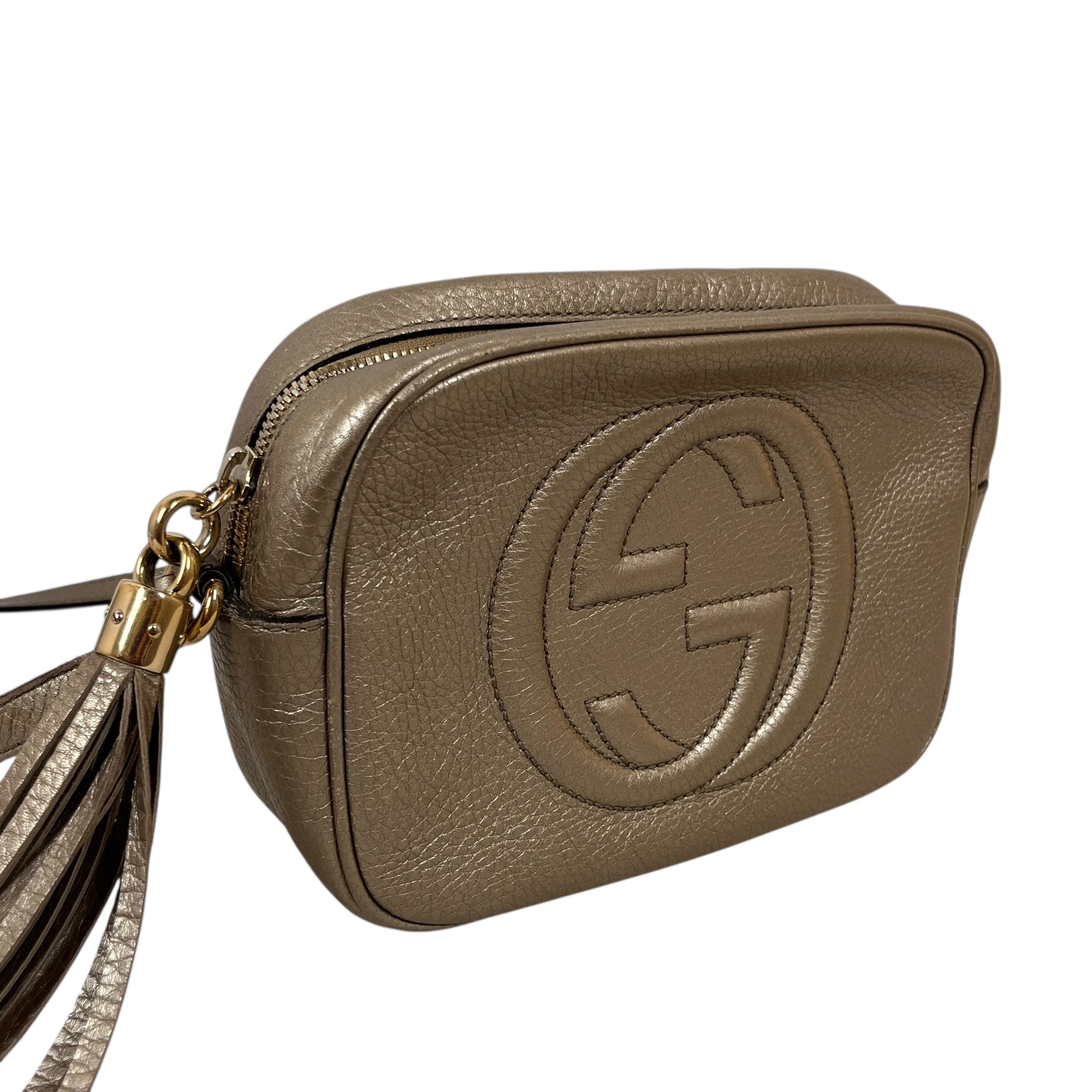 GUCCI/Cross Body Bag/GLD/soho disco view 6
