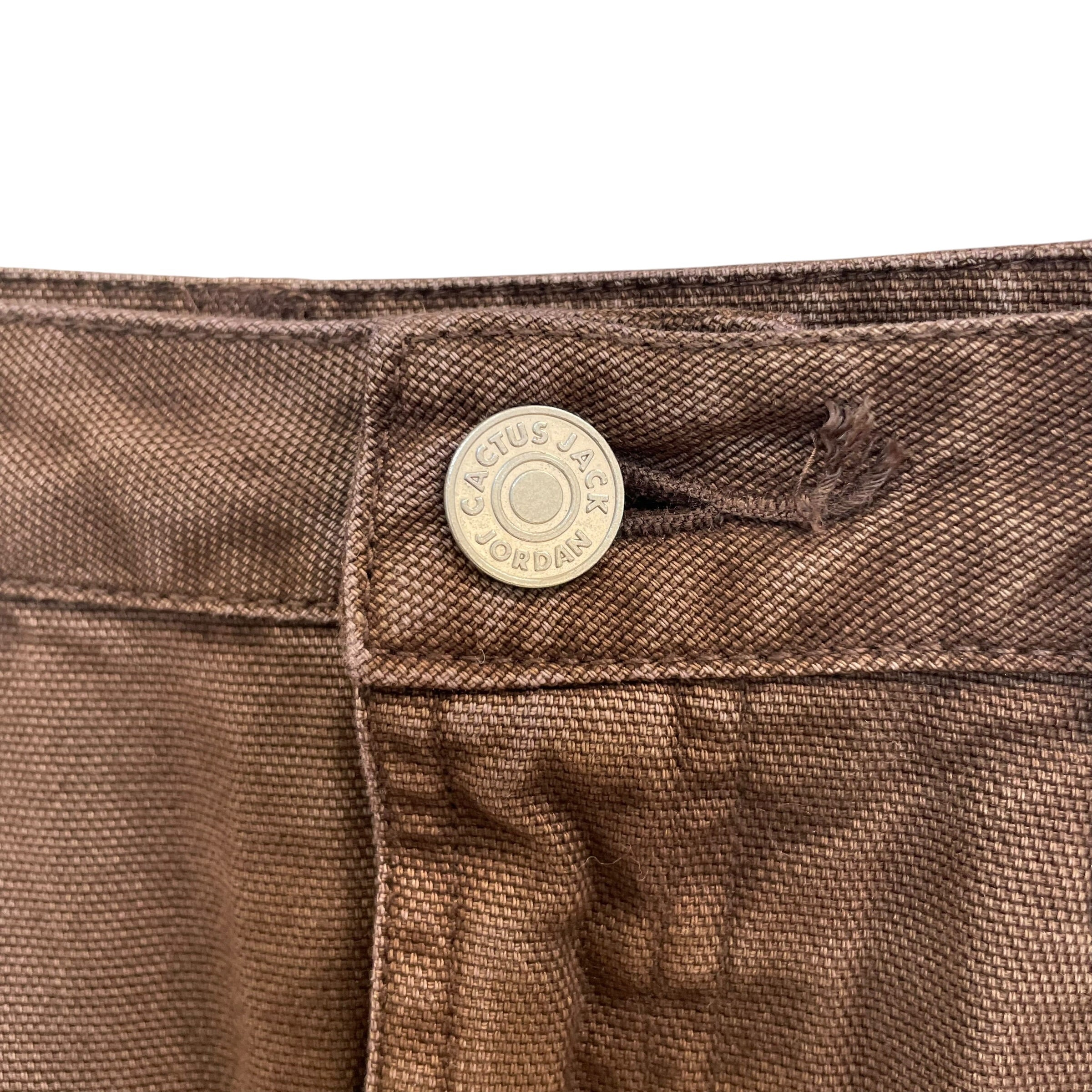 CACTUS JACK/air-J/Pants/M/Cotton/BRW/logo embroider back view 3