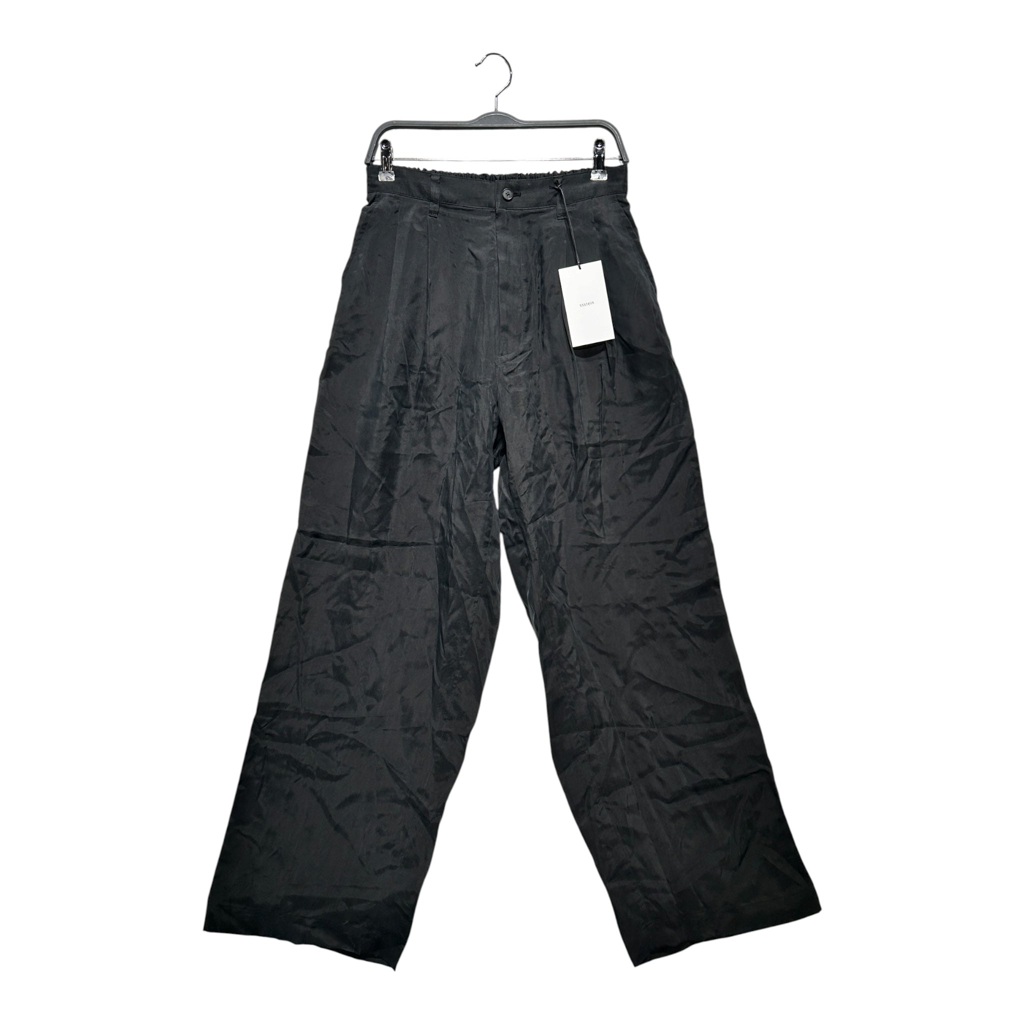 ssstein(stein)/Wide Leg Pants/M/Nylon/BLK/Cupro Fibril Wide Leg view 1