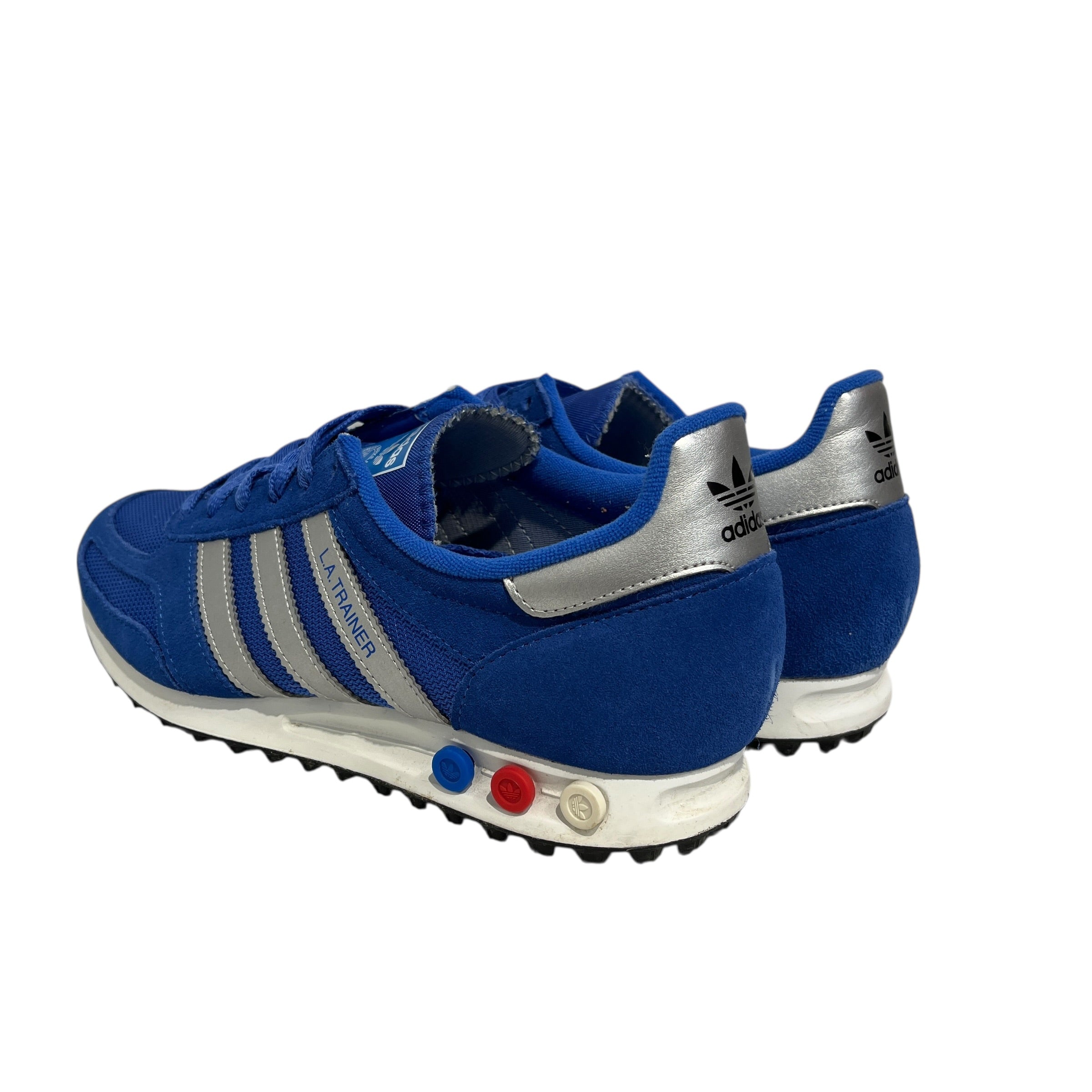 adidas/Low-Sneakers/US 9/Stripe/Suede/NVY/LA Trainer view 2