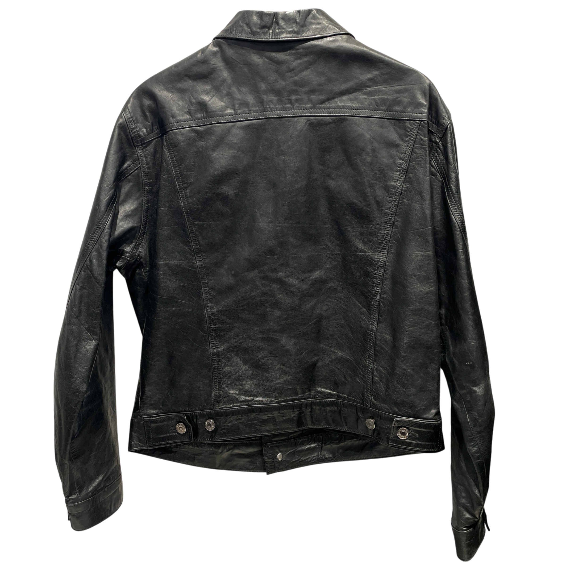 Levi's REDTAB/Jacket/M/Leather/BLK/LIL E TRUCKER view 2