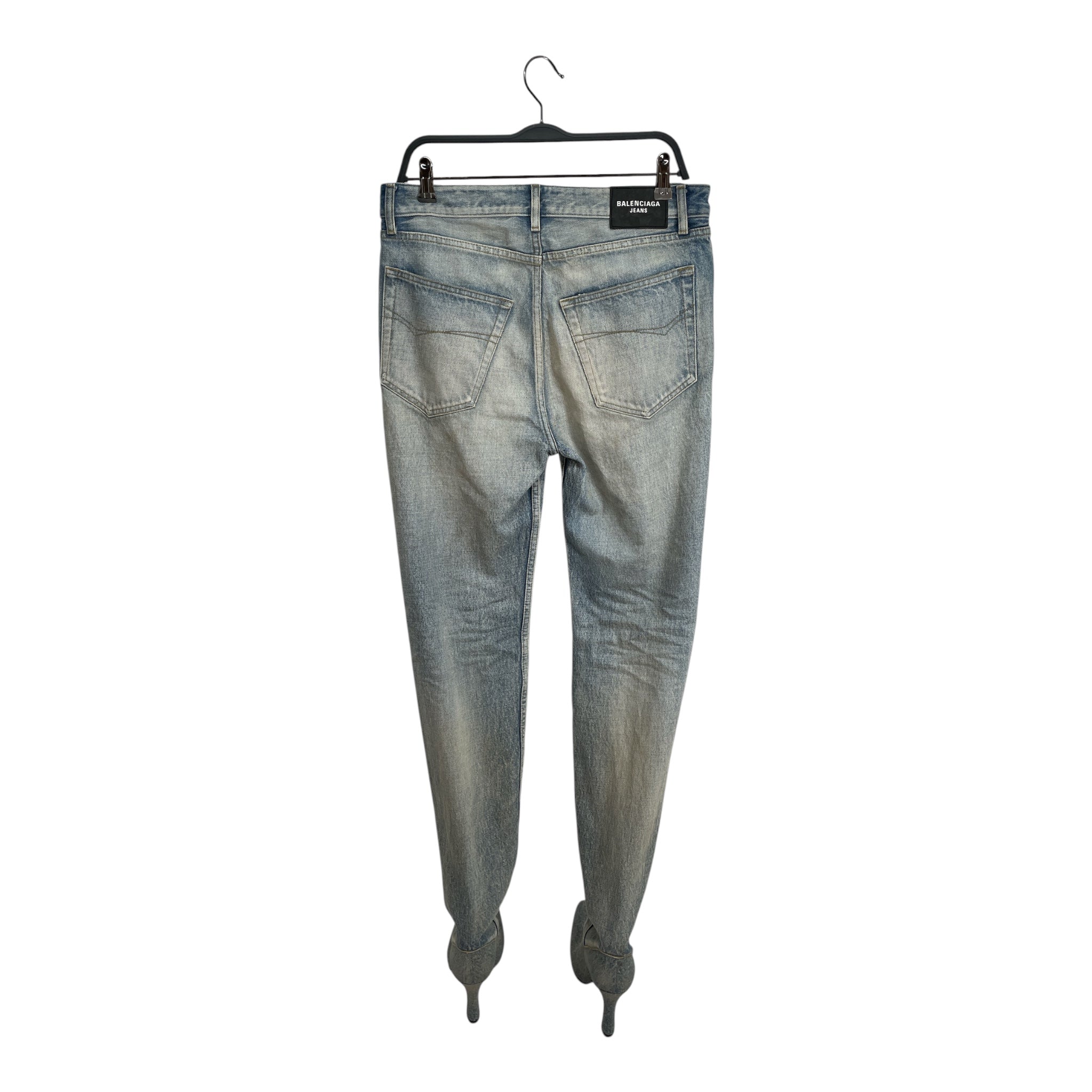 BALENCIAGA/Bottoms/28/Denim/BLU/2022 FULL JEAN BOOT PANTS view 2