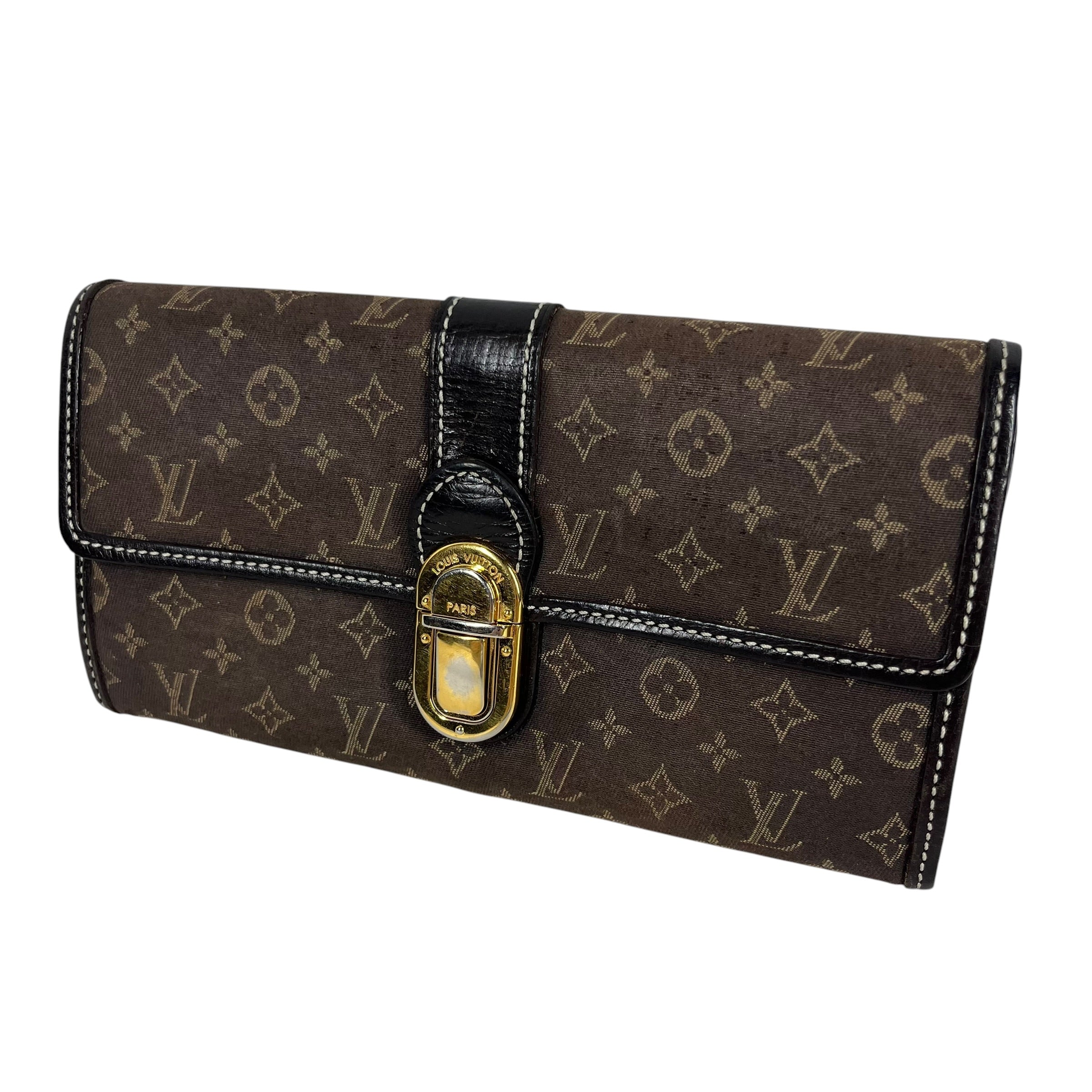 LOUIS VUITTON/Long Wallet/Monogram/BRW/Ideal Portefeuille Sarah Walle view 1