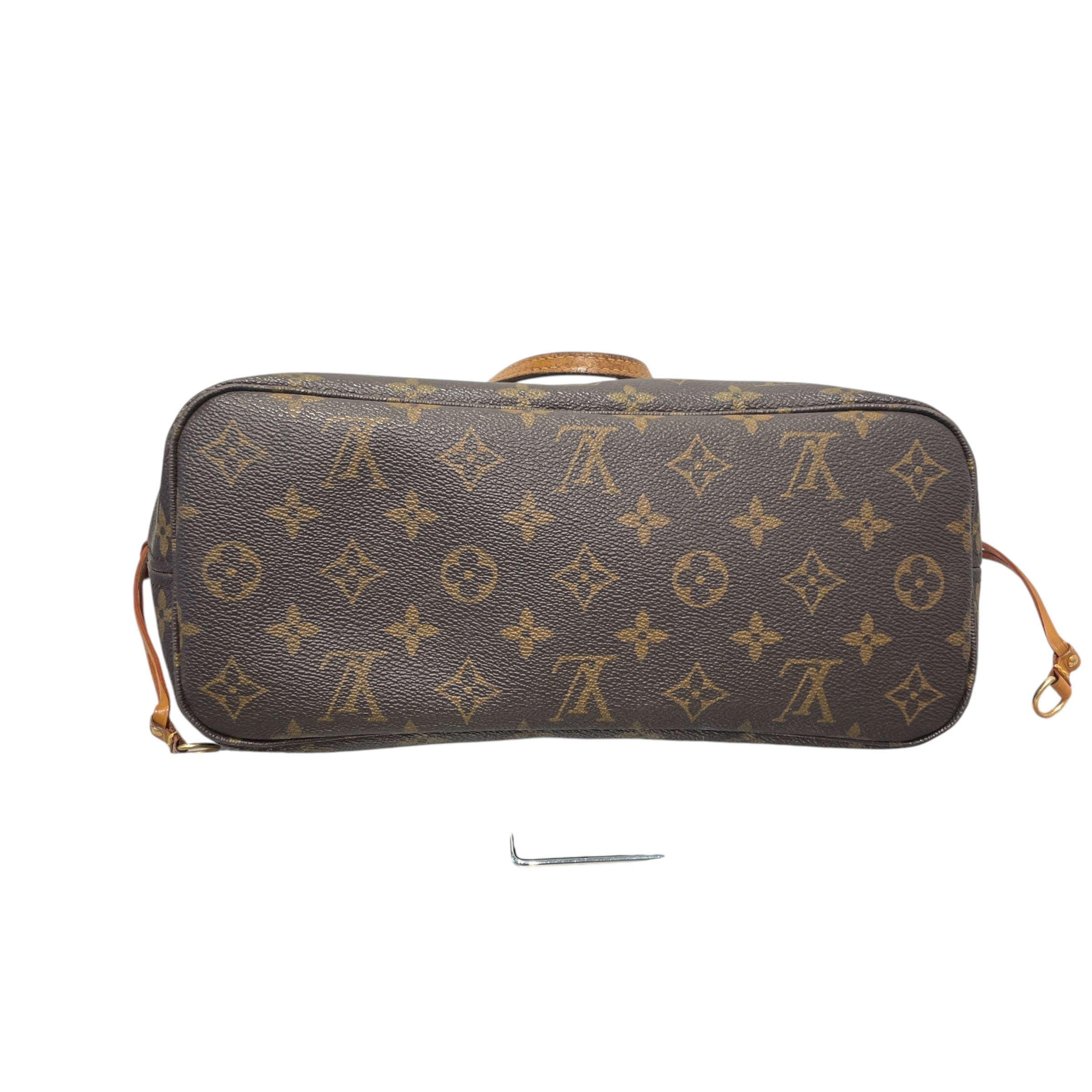 LOUIS VUITTON/Tote Bag/Monogram/Leather/BRW/Monogram Neverfull PM Tote view 5