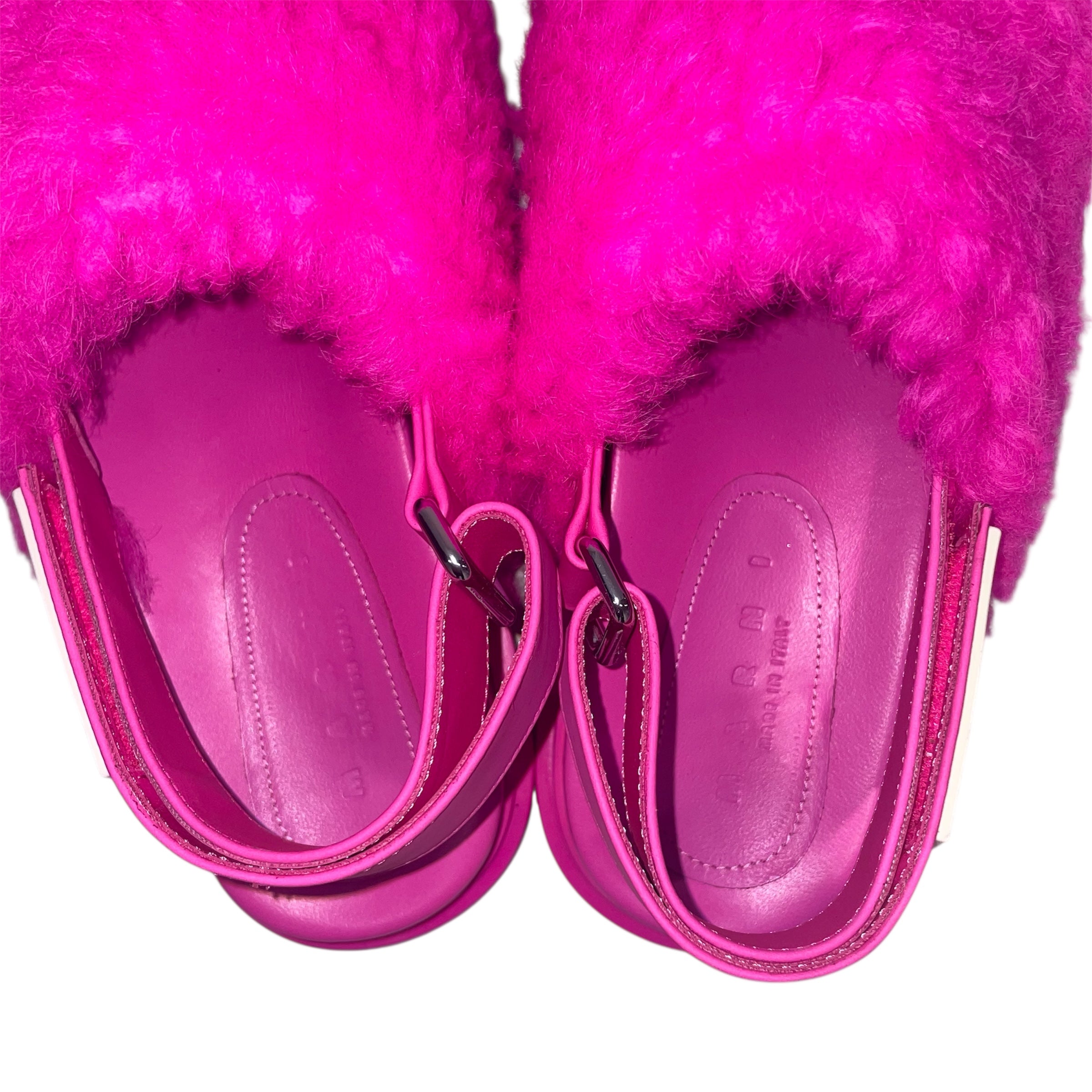 MARNI/Sandals/Lambskin/PNK/hot pink sandal view 5