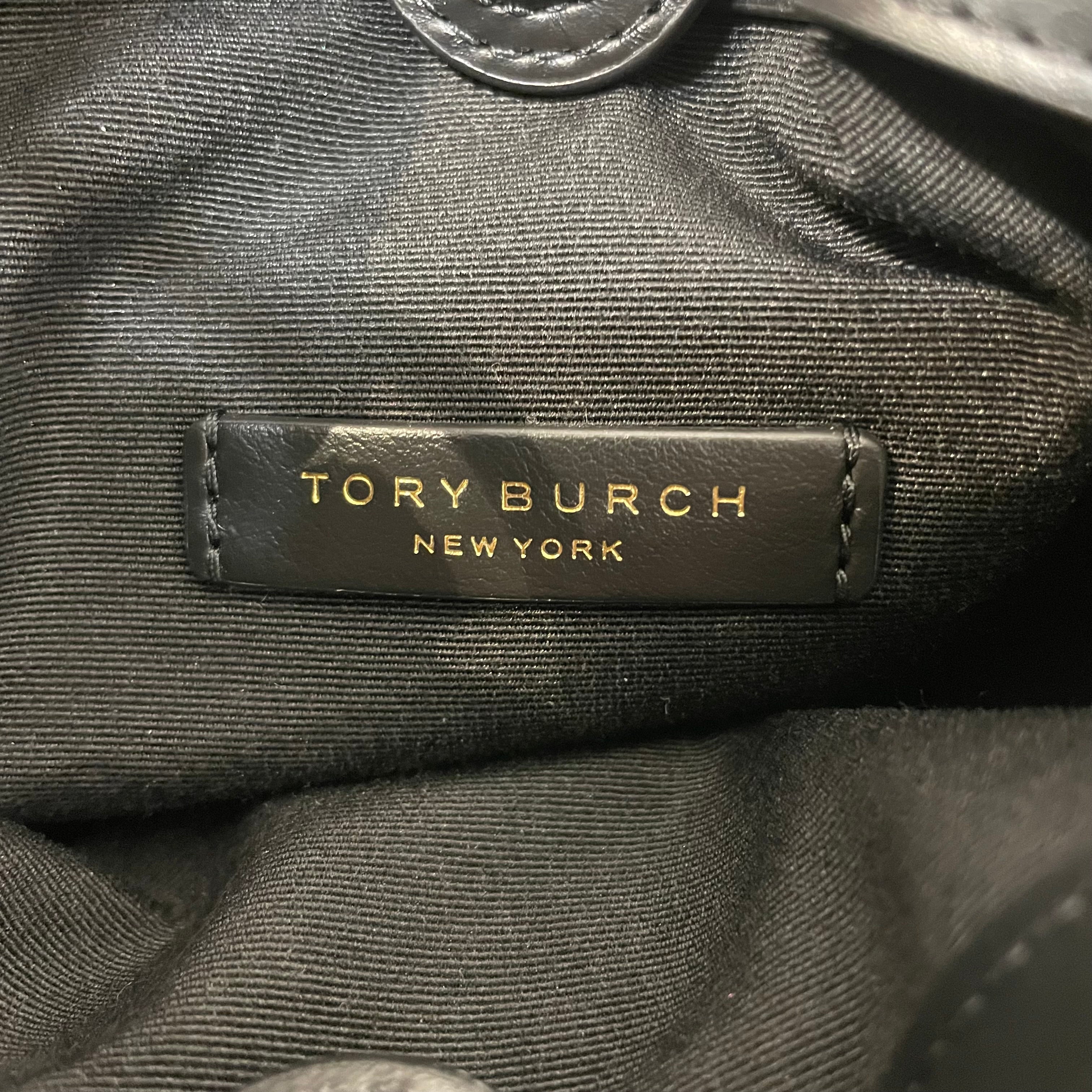 TORY BURCH/Hand Bag/BLK/quilted magnet snap view 3