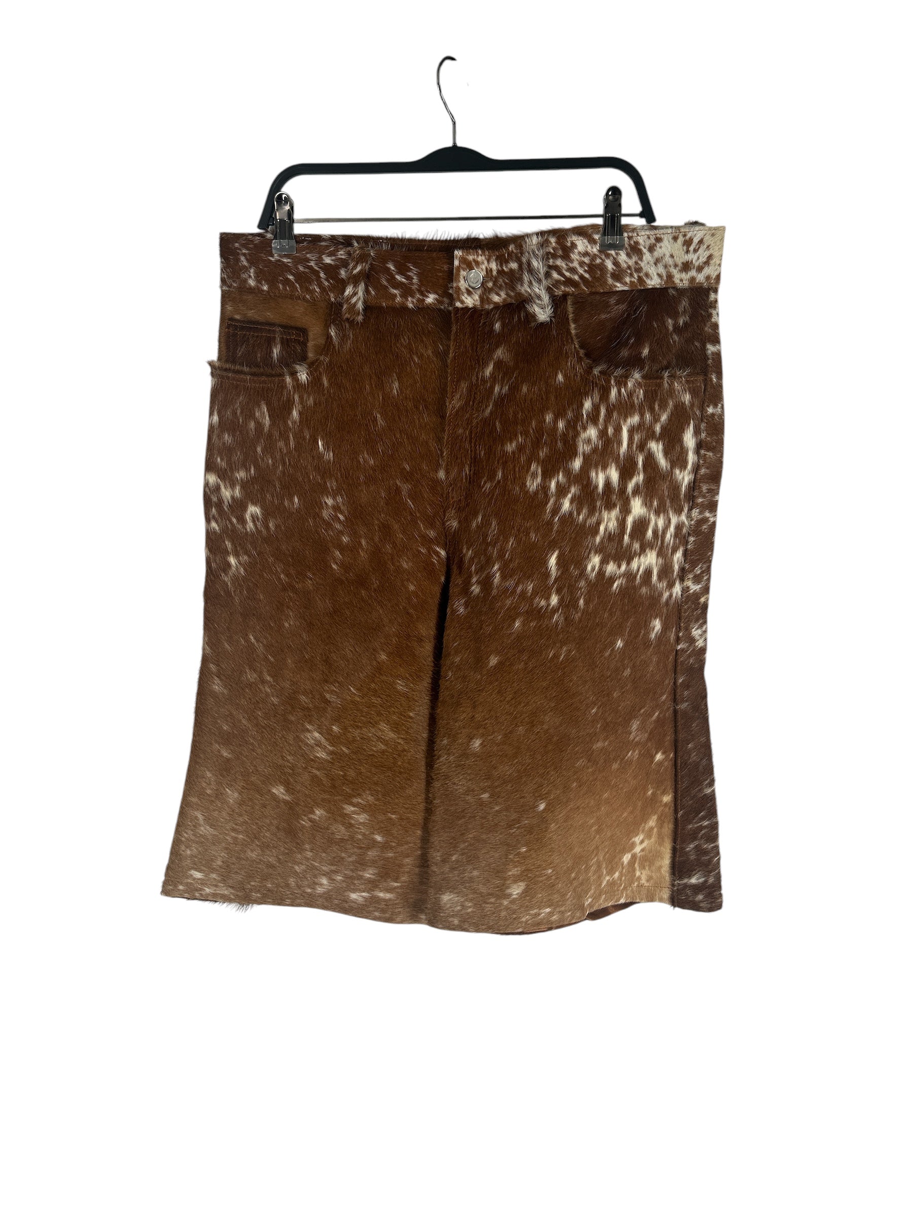 NYRVA/Shorts/34/BRW/ANIMAL FUR SHORTS view 1