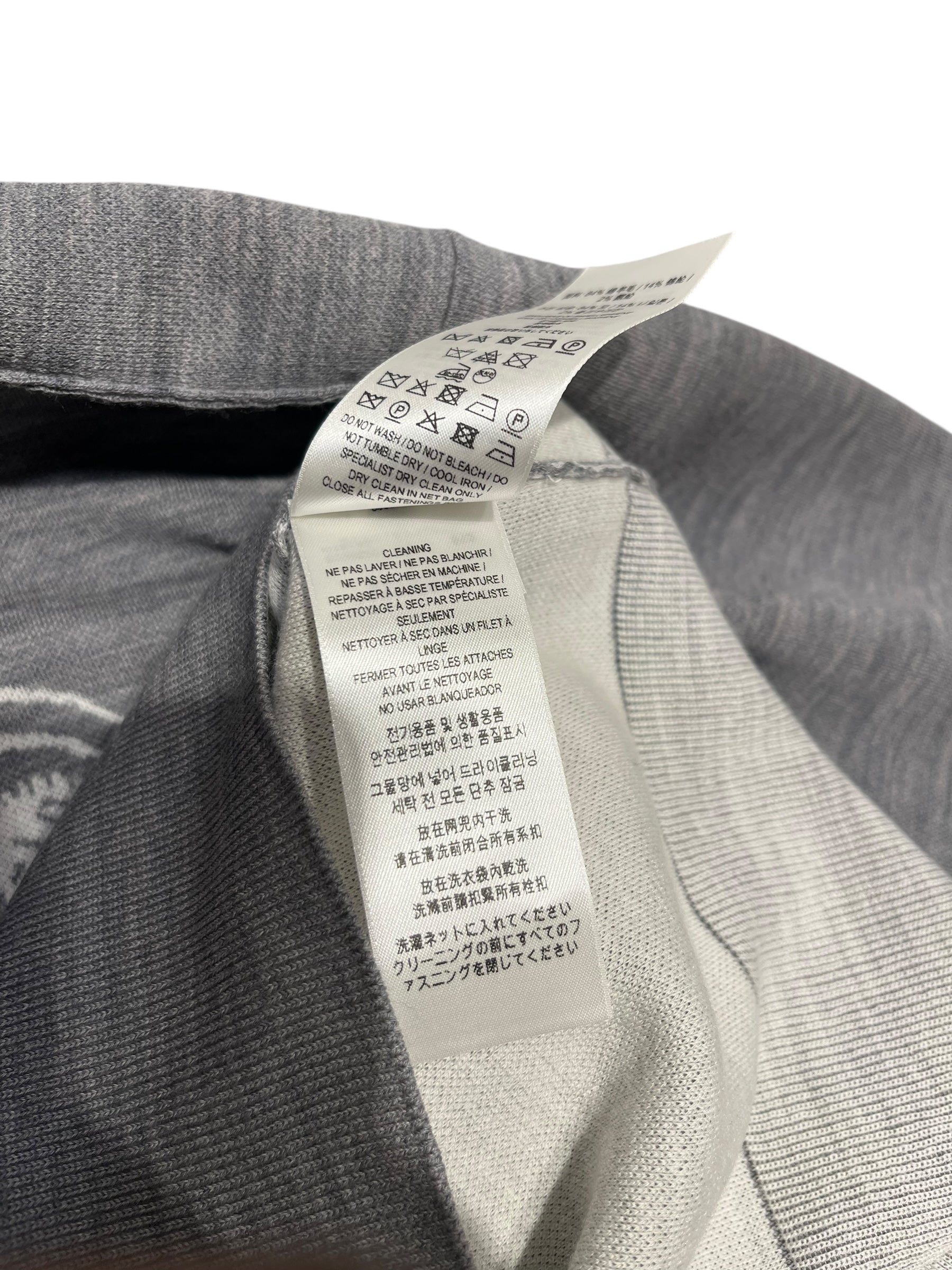 BURBERRY/Polo Shirt/L/Cotton/GRY/ view 8