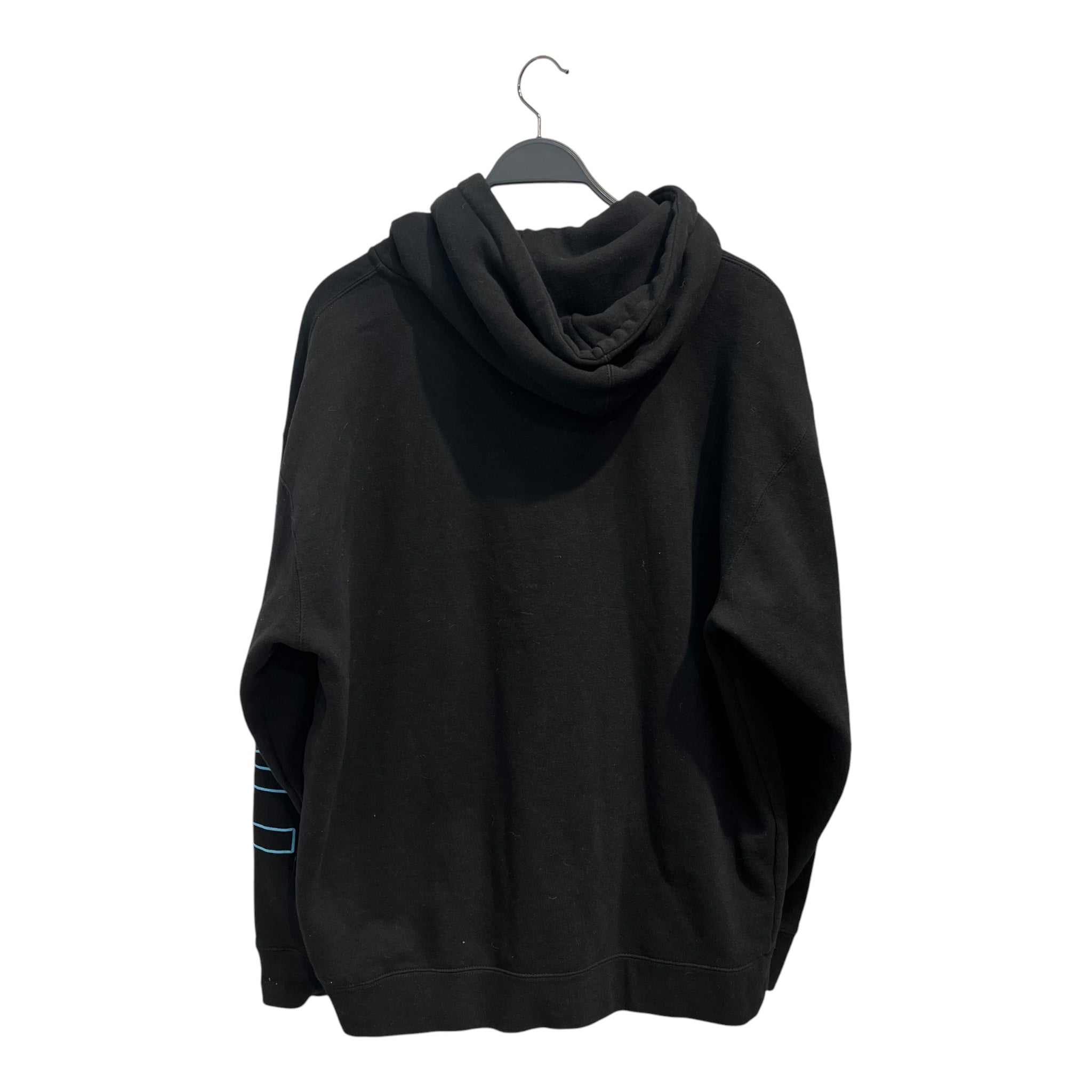 asaali/Zip Up Hoodie/XL/Graphic/Cotton/BLK/punch view 2