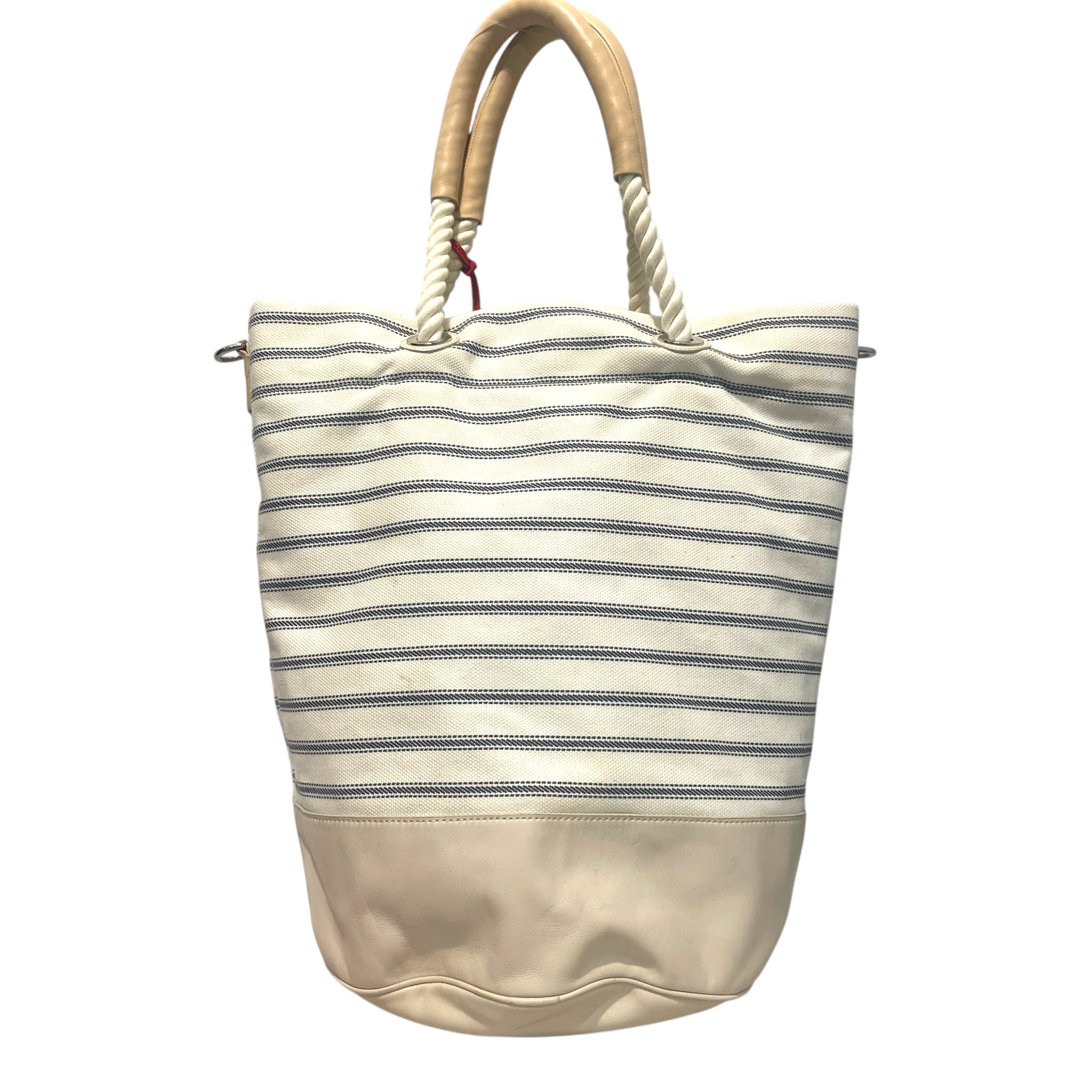 COACH/SAINTJAMES/Tote Bag/Stripe/Cotton/WHT/Beach Tote view 6