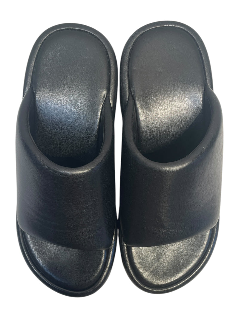 BALENCIAGA/Sandals/US 5.5/BLK/platform slides