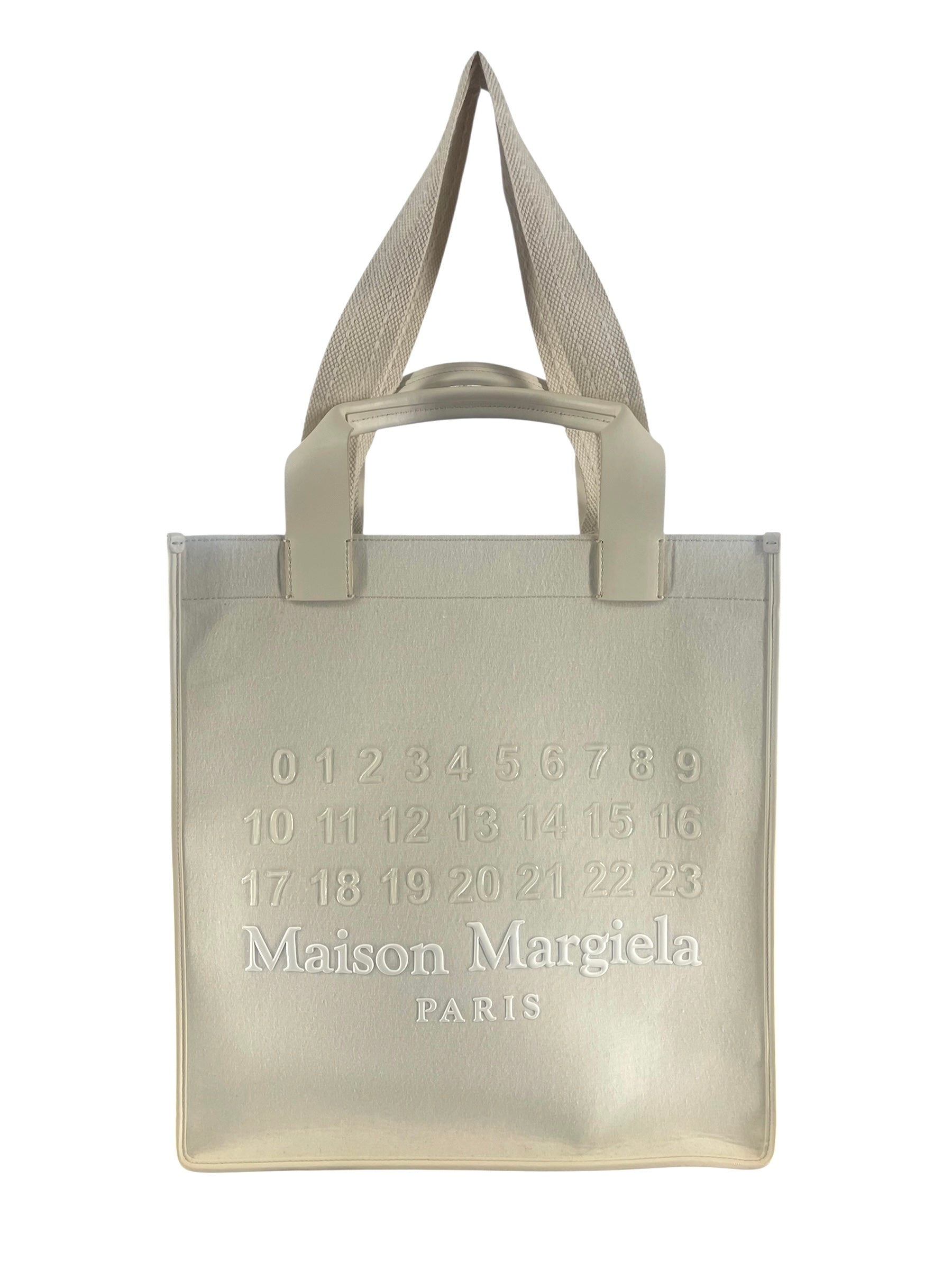Maison Margiela/Tote Bag/Cotton/BEG/26432645 CABAS TOTE BAG view 2