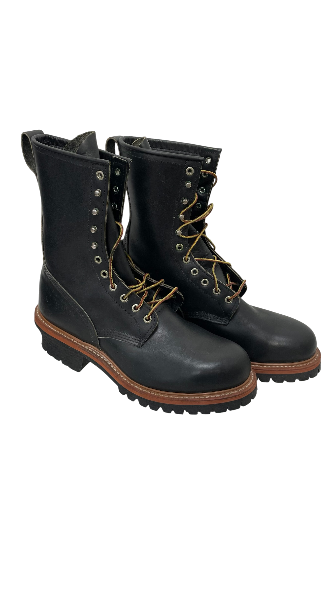 RED WING/Lace Up Boots/US 10.5/Leather/BLK/STEEL TOE LOGGER view 2
