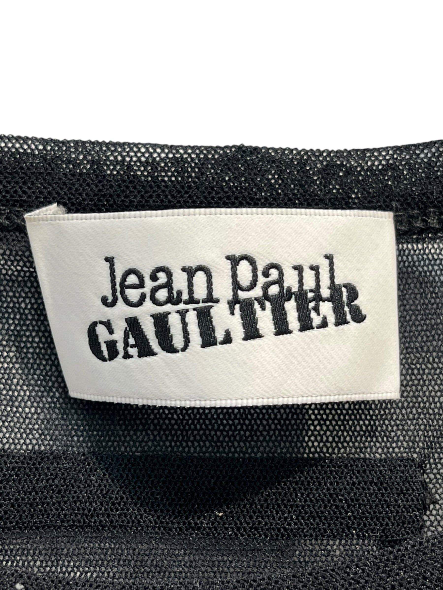 Jean Paul Gaultier/T-Shirt/S/Polyester/BLK/EVIDEMMENT JPG view 3