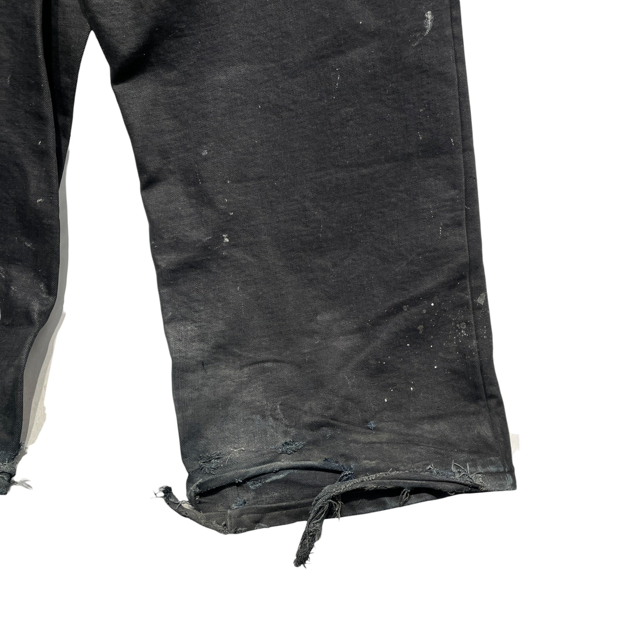 K-TWO STUDIOS/Pants/M/Denim/BLK/Button Fly/WIDE LEG/DISTRESSED view 8