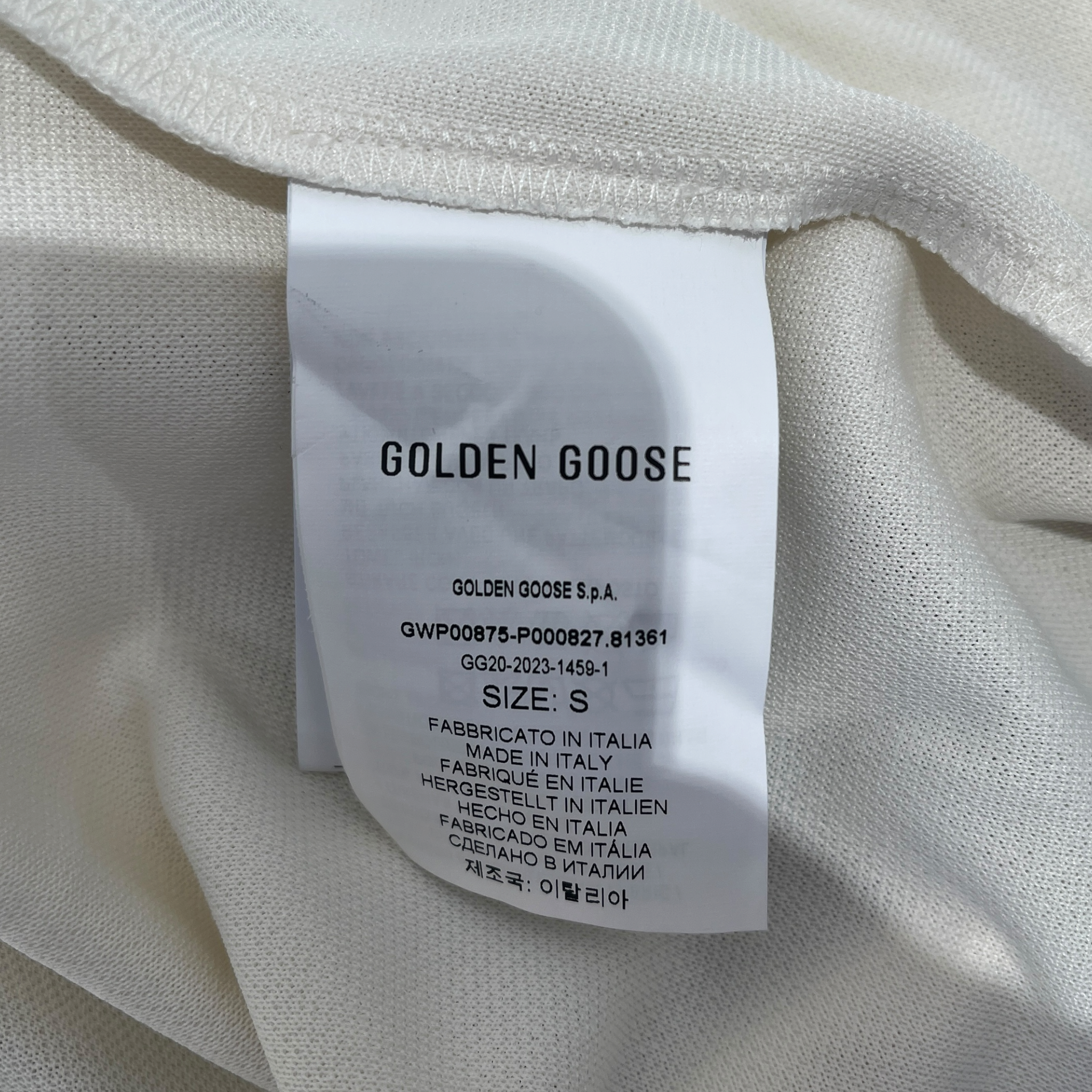 GOLDEN GOOSE/Blouson/S/Polyester/CRM/RHINESTONE COLLAR view 4