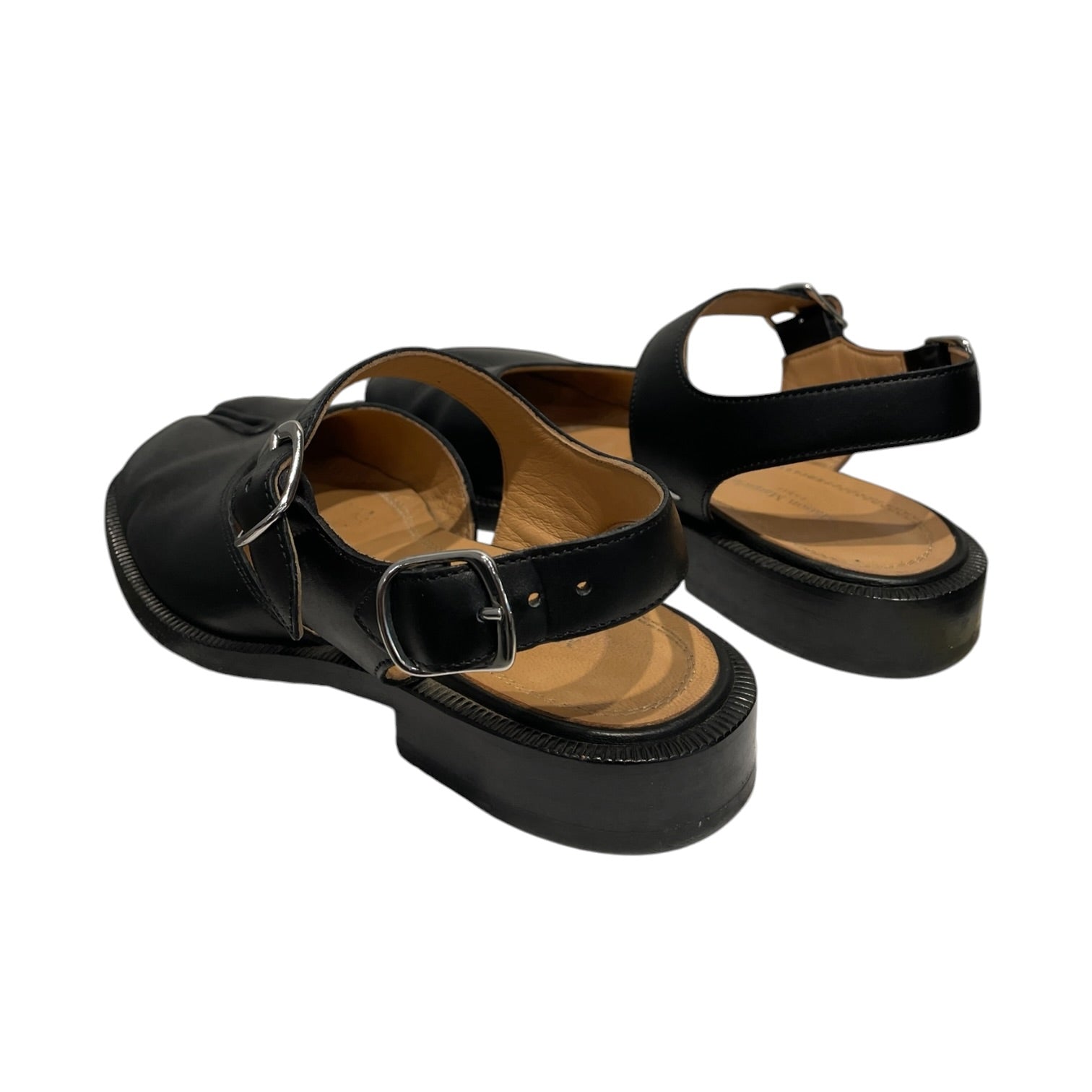 Maison Margiela/Shoes/US 5.5/Leather/BLK/Ankle Strap/Mary Jane Tabi view 2