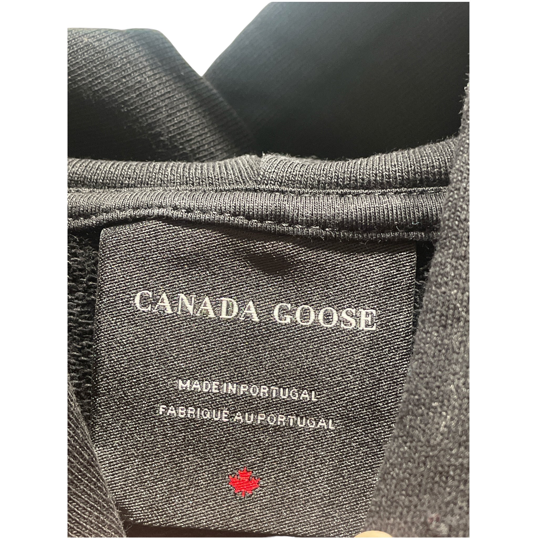 CANADA GOOSE/Hoodie/S/Cotton/BLK/PULL OVER HOODE PLAIN /BLK view 3