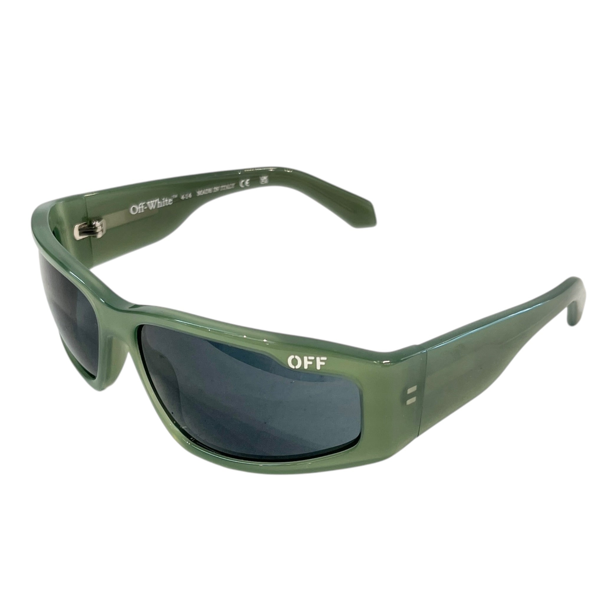 OFF-WHITE/Sunglasses/Plastic/GRN/M's/Arthur view 2