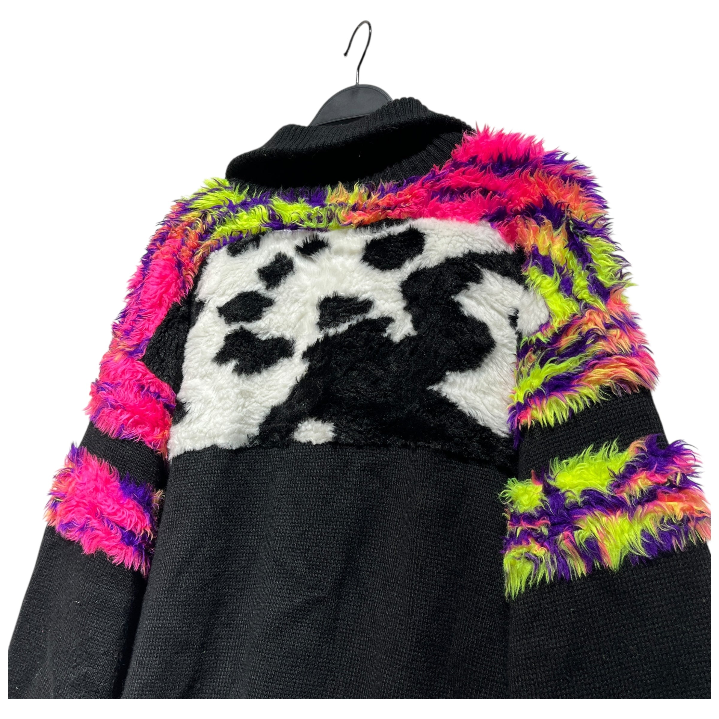 BALENCIAGA/Sweatshirt/Cotton/BLK/High Neck/PRIDE 1/4 ZIP view 4