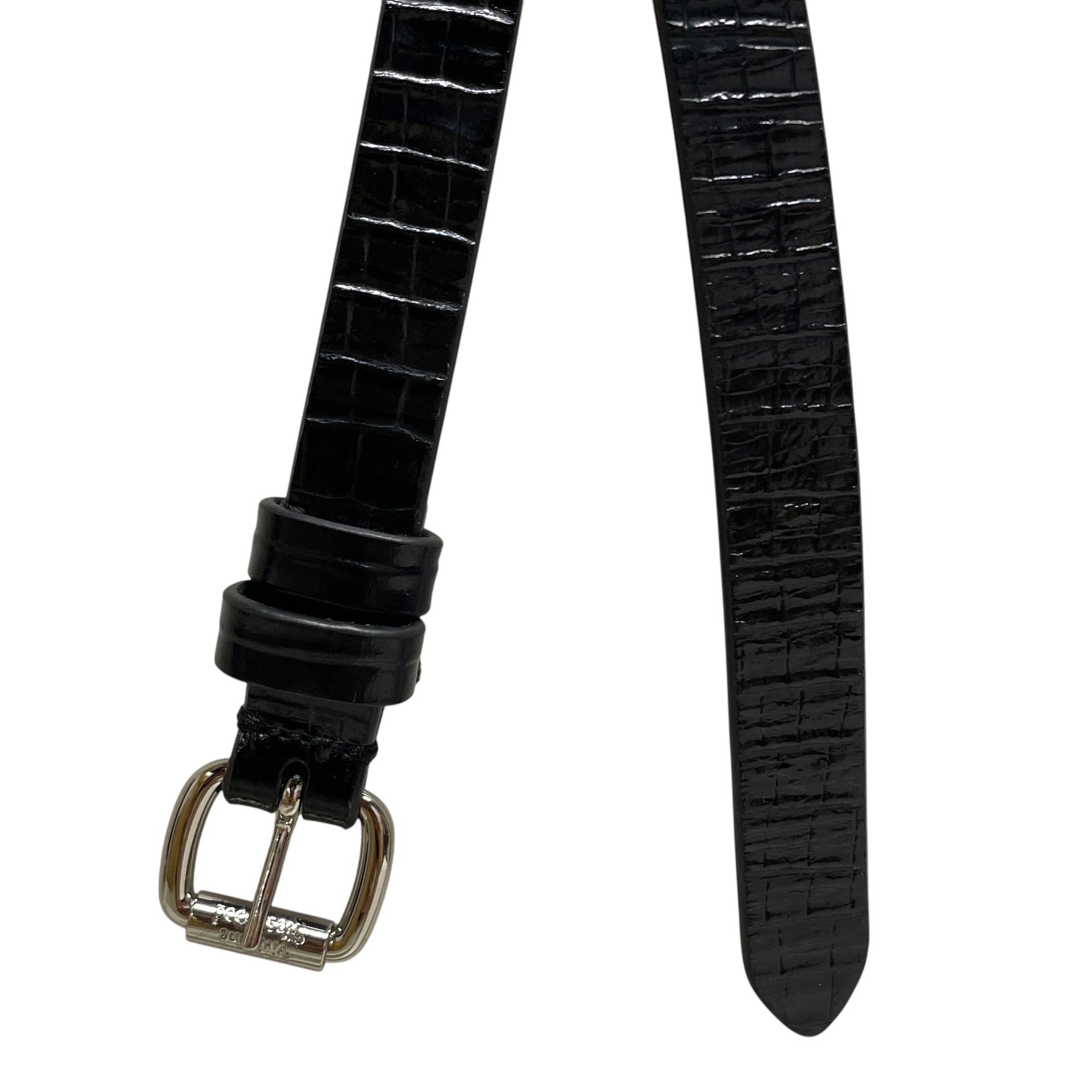 Vivienne Westwood/Belt/Leather/BLK/SMALL LOGOS THIN BELT view 2