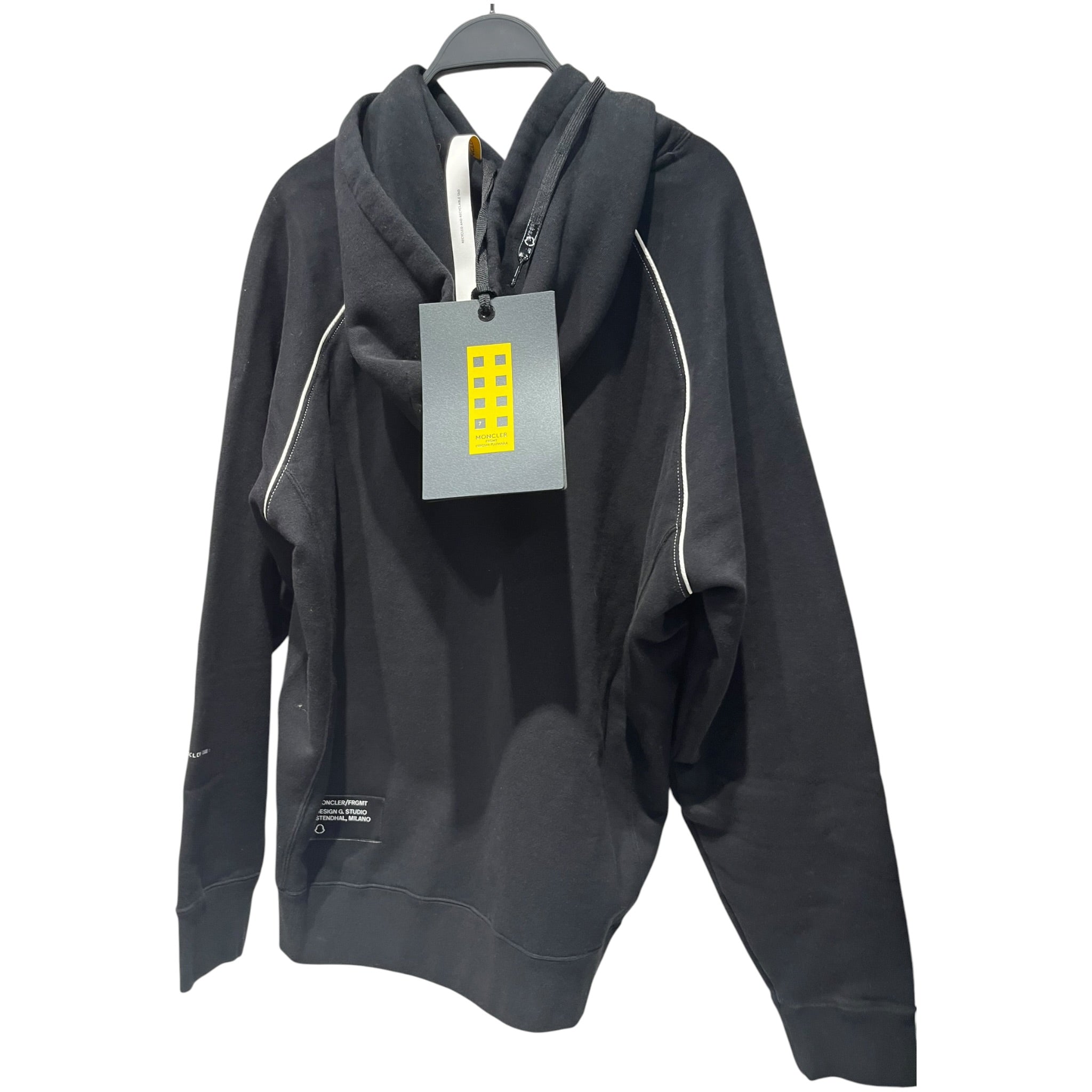 MONCLER/Hoodie/M/Graphic/Cotton/BLK/Embroidered Logo view 2