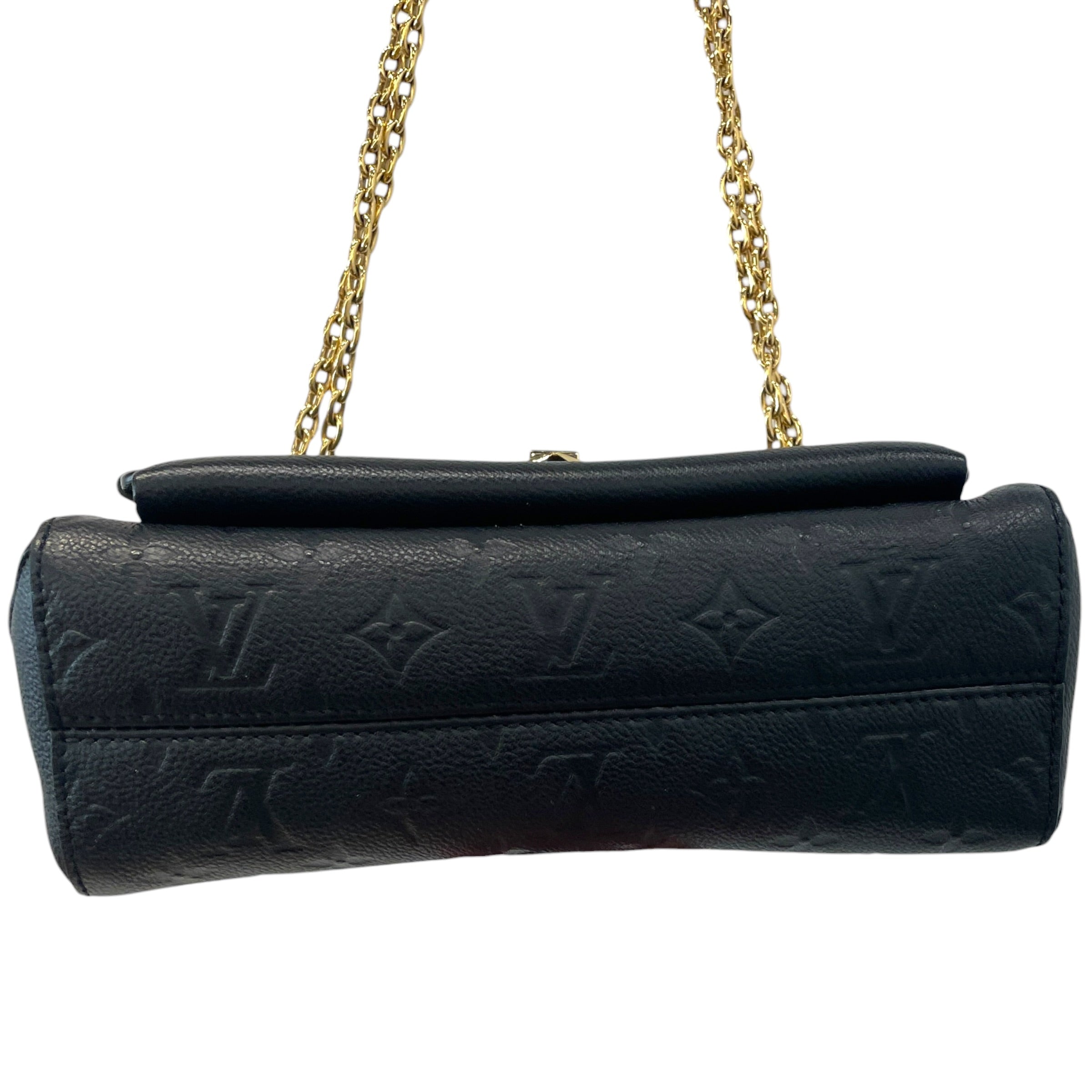 LOUIS VUITTON/Cross Body Bag/Monogram/Leather/BLK/Empriente Vavin view 3