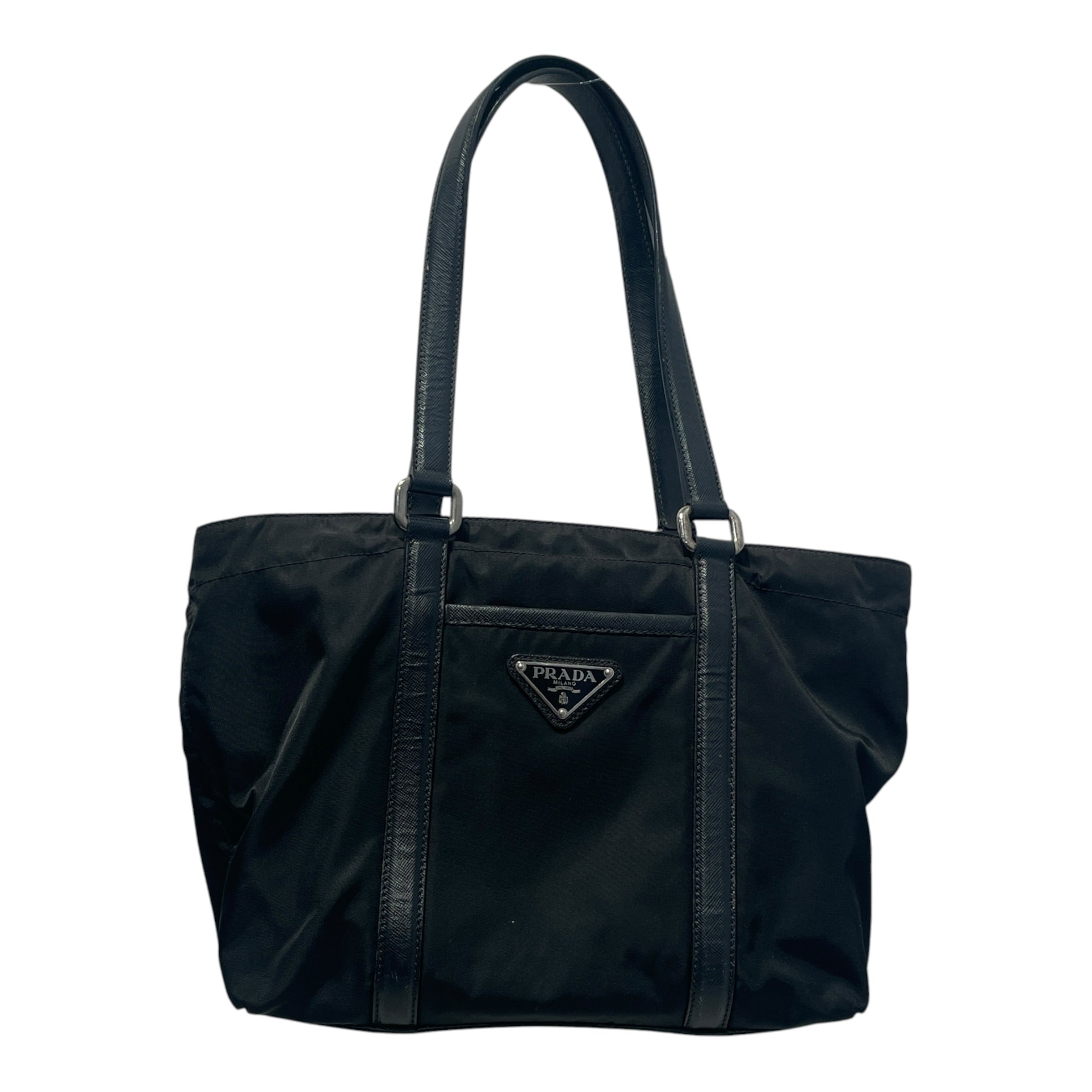 PRADA/Hand Bag/Nylon/BLK/Tessuto Tote view 1