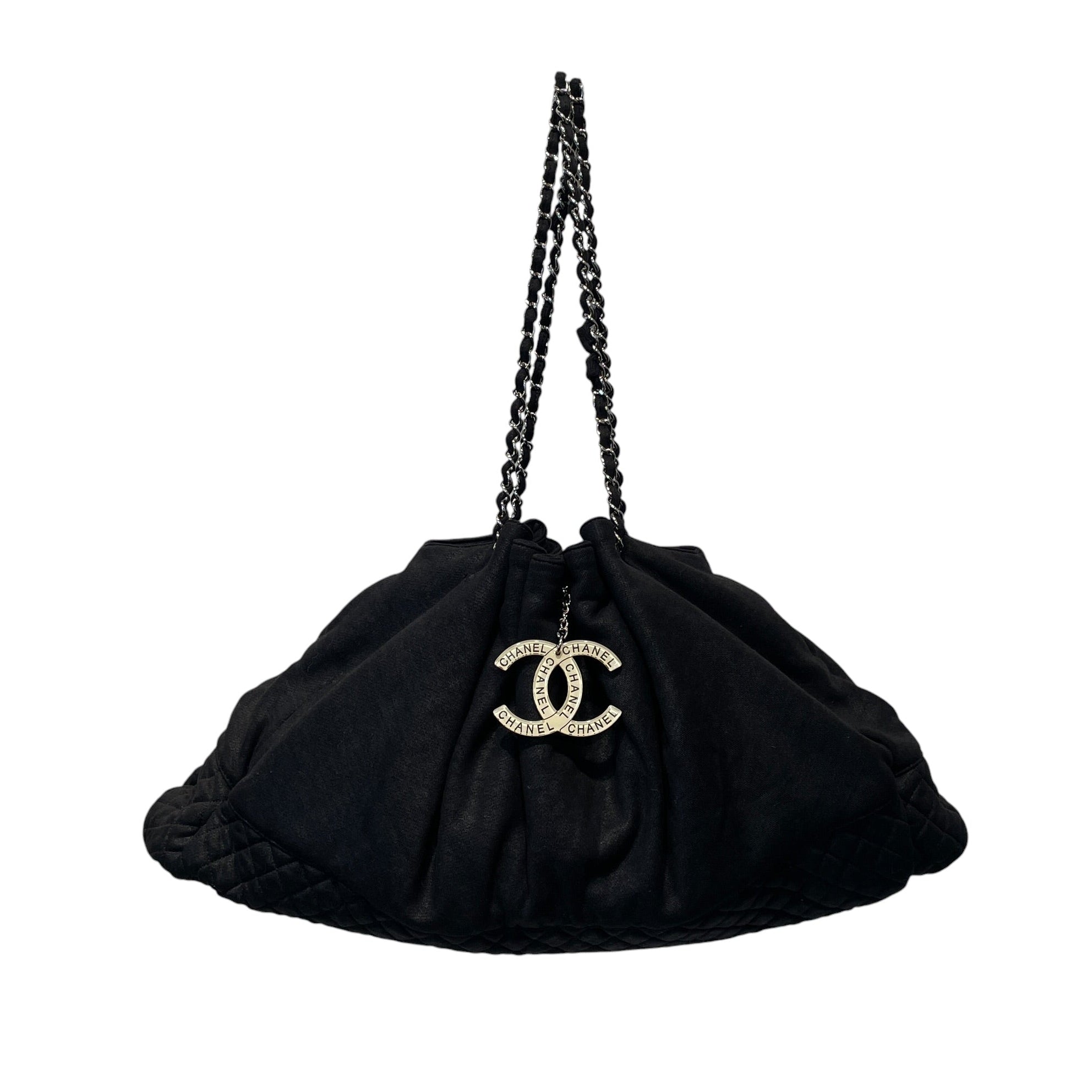 CHANEL/Tote Bag/Cotton/BLK/2008 CRUISE BAG view 1