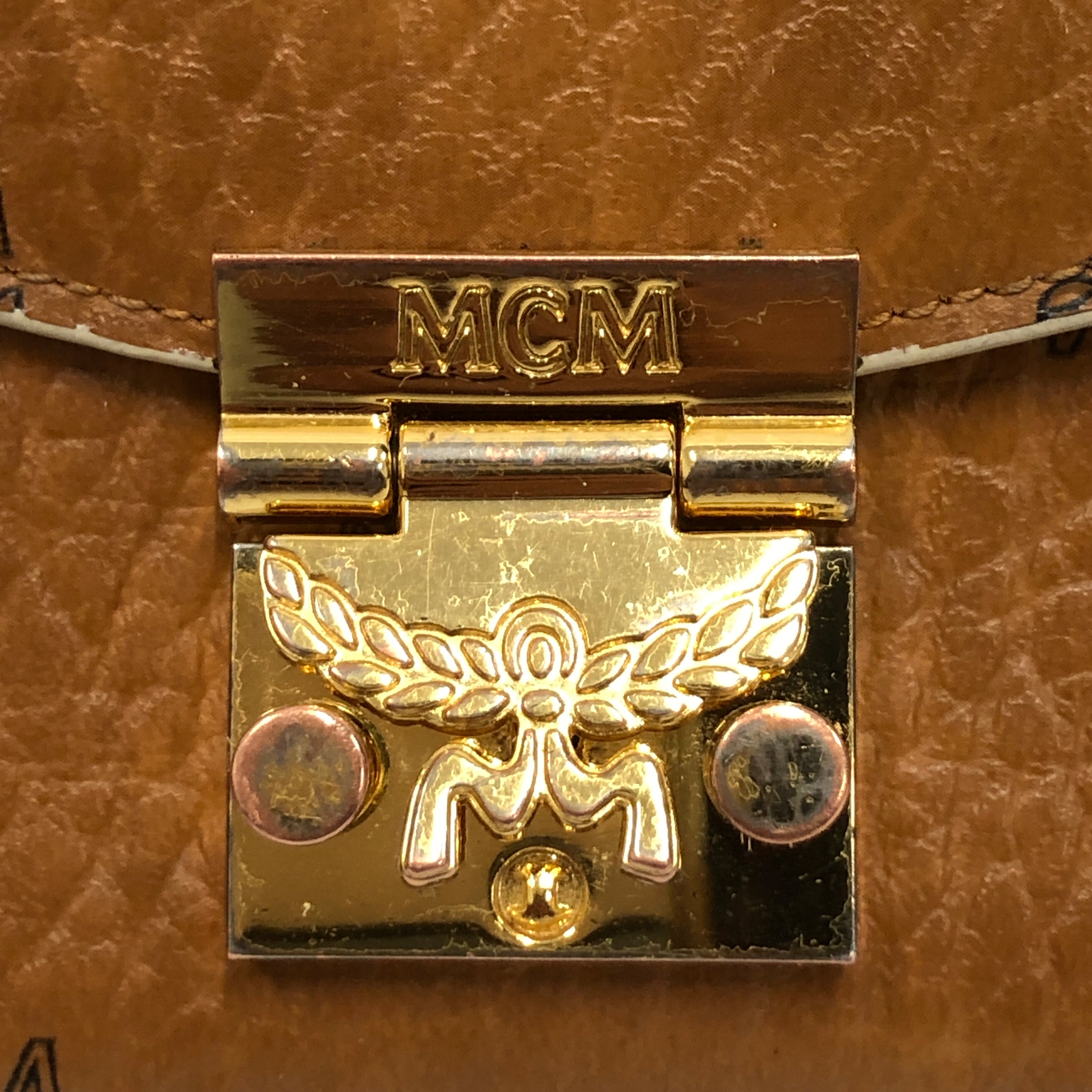 MCM/Cross Body Bag/All Over Print/Leather/CML/ view 5