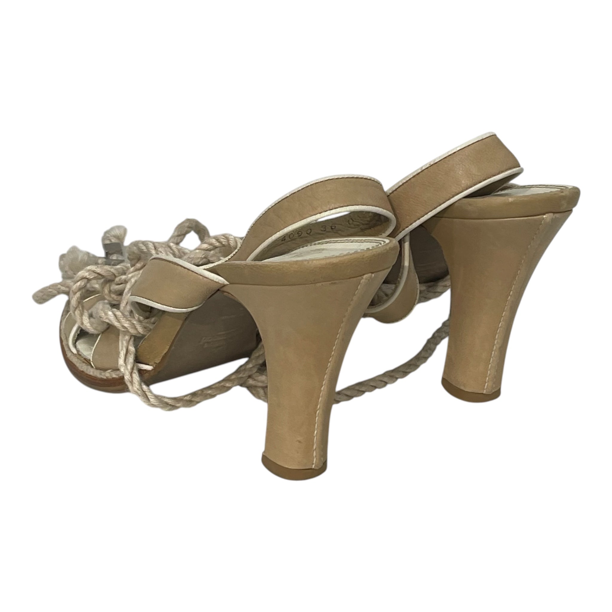 Vivienne Westwood/Heels/EU 36/Leather/GLD/ROPE HEELS view 2