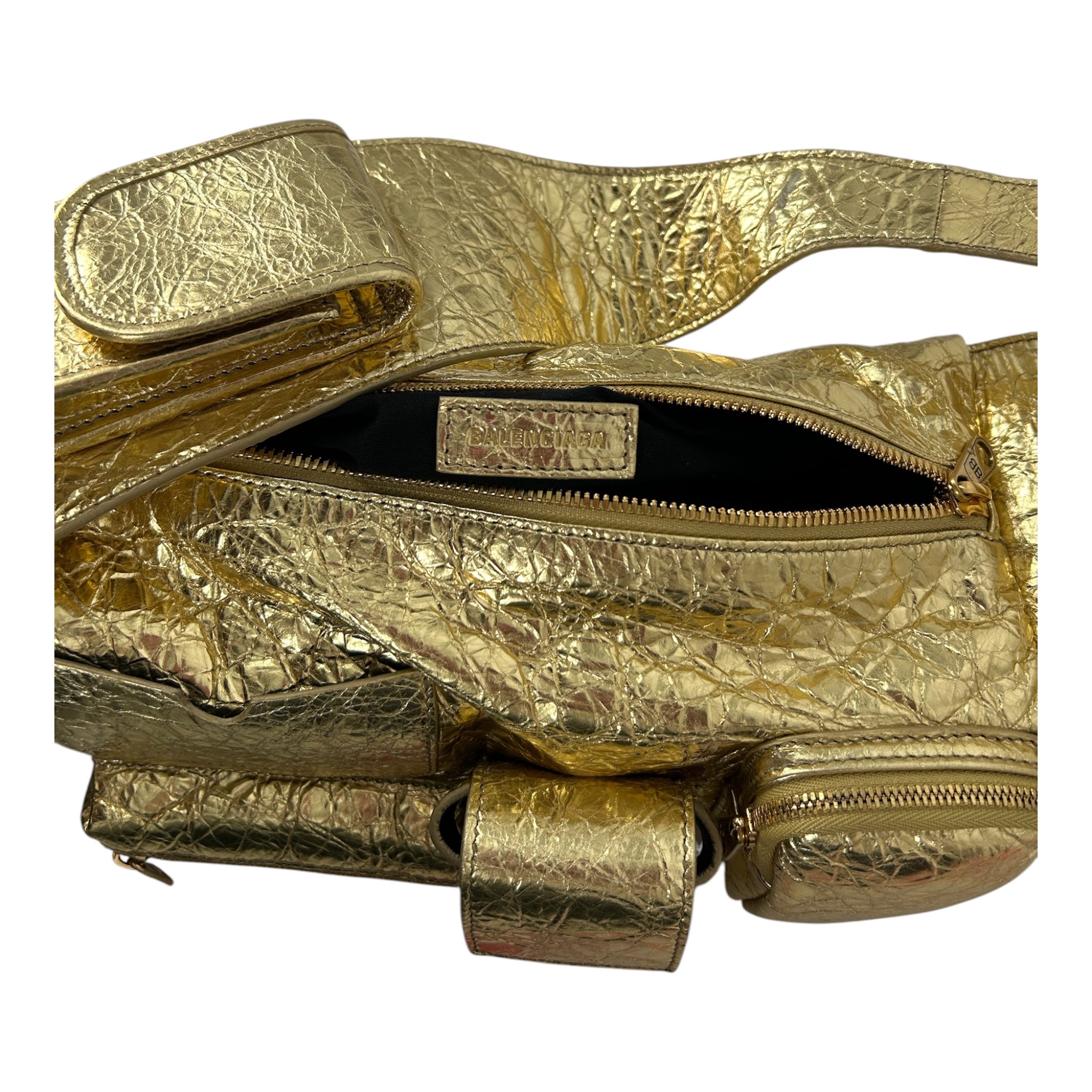 BALENCIAGA/Bag/S/Leather/GLD/superbusy, wit many holders view 7