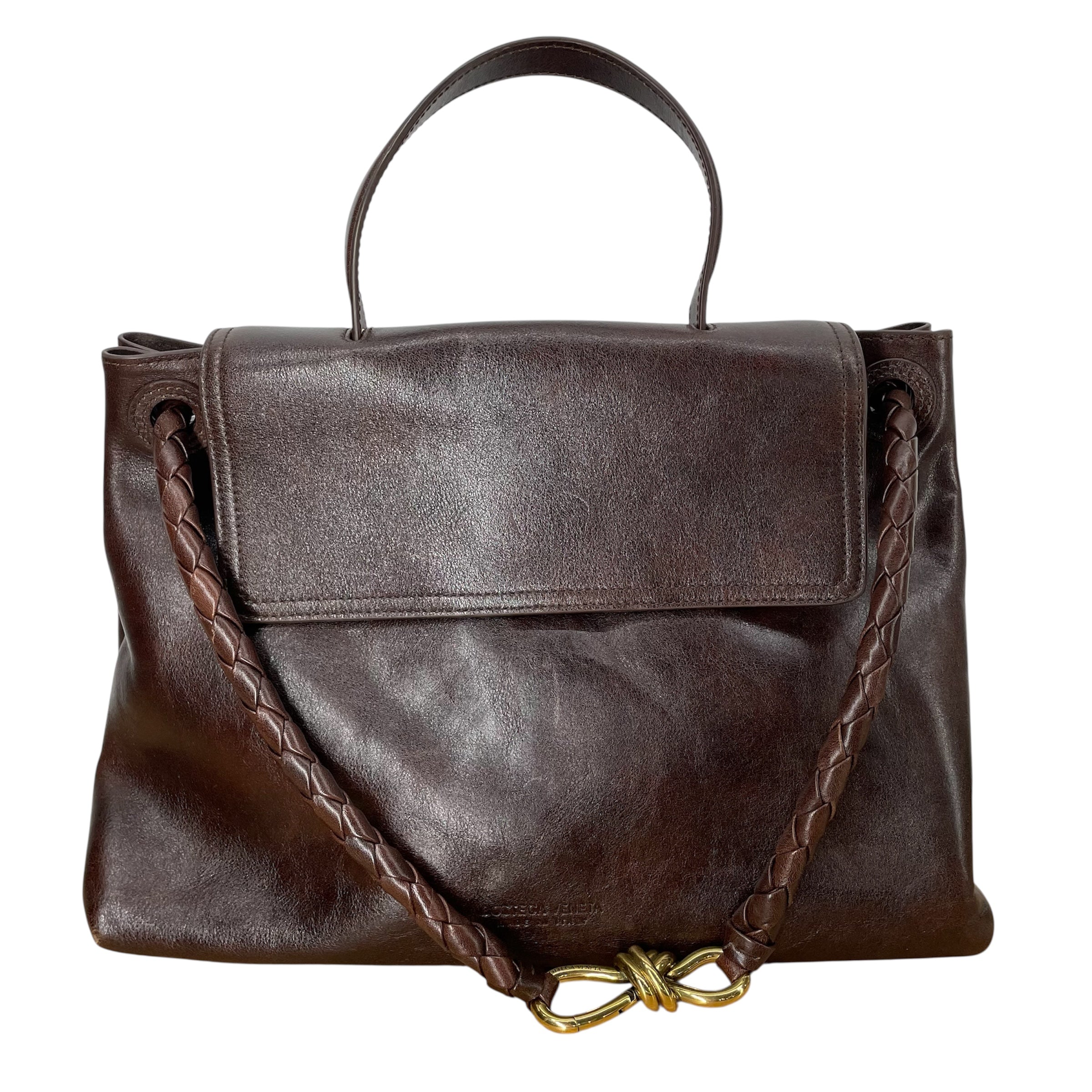 BOTTEGA VENETA/Hand Bag/Leather/BRW/CIAO CIAO SMALL view 1