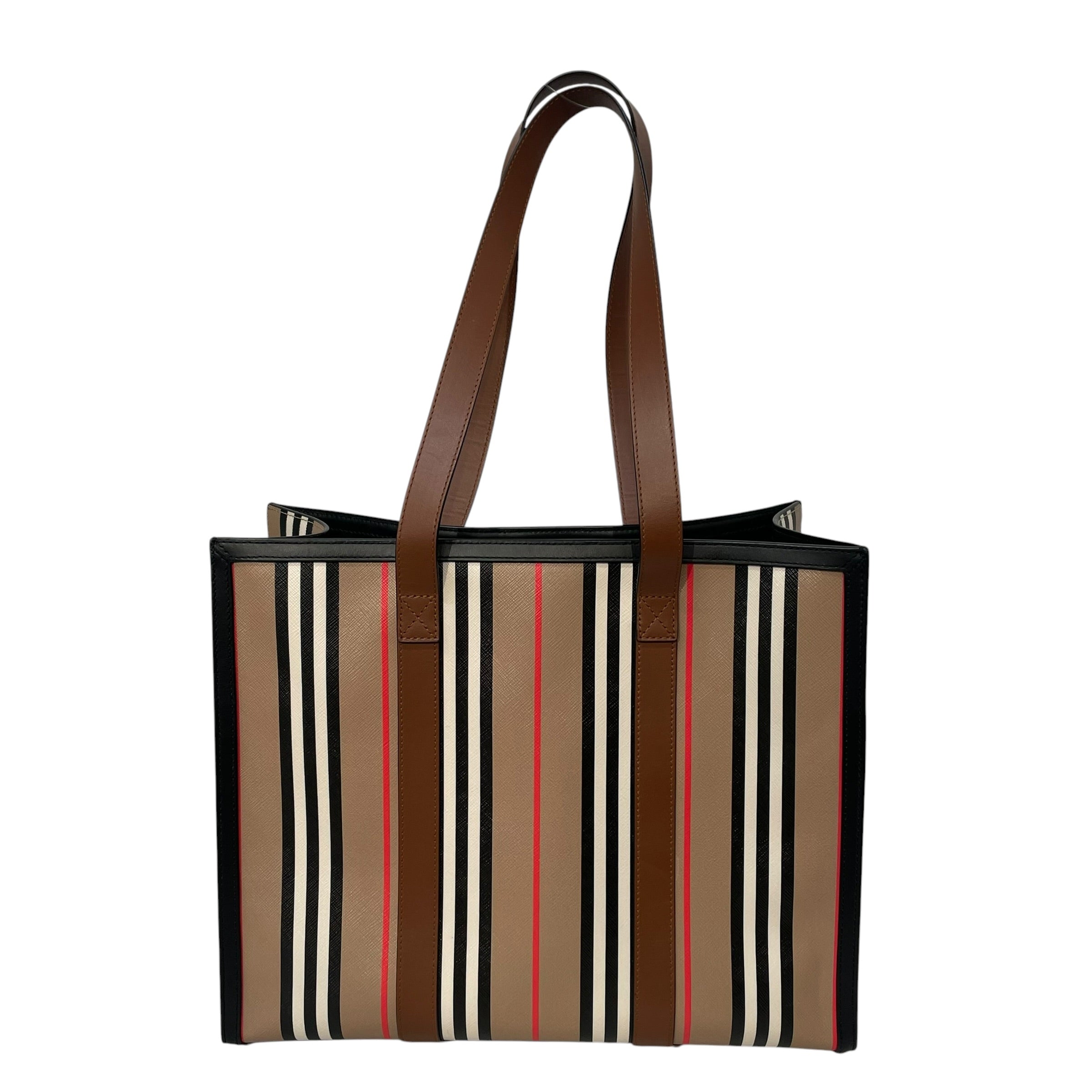 BURBERRY/Tote Bag/Stripe/Leather/CML/icon stripe e-canvas view 2