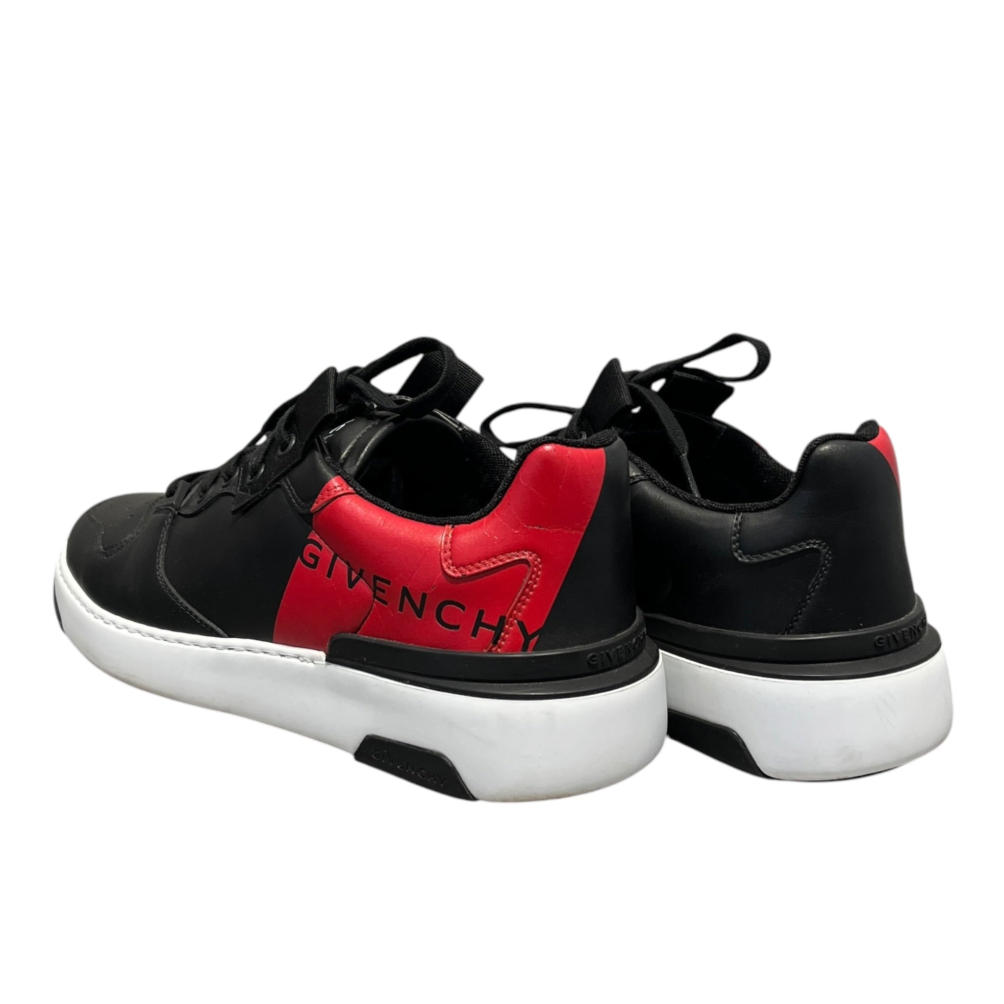 GIVENCHY/Low-Sneakers/US 8.5/BLK/WING LOW TOP view 2