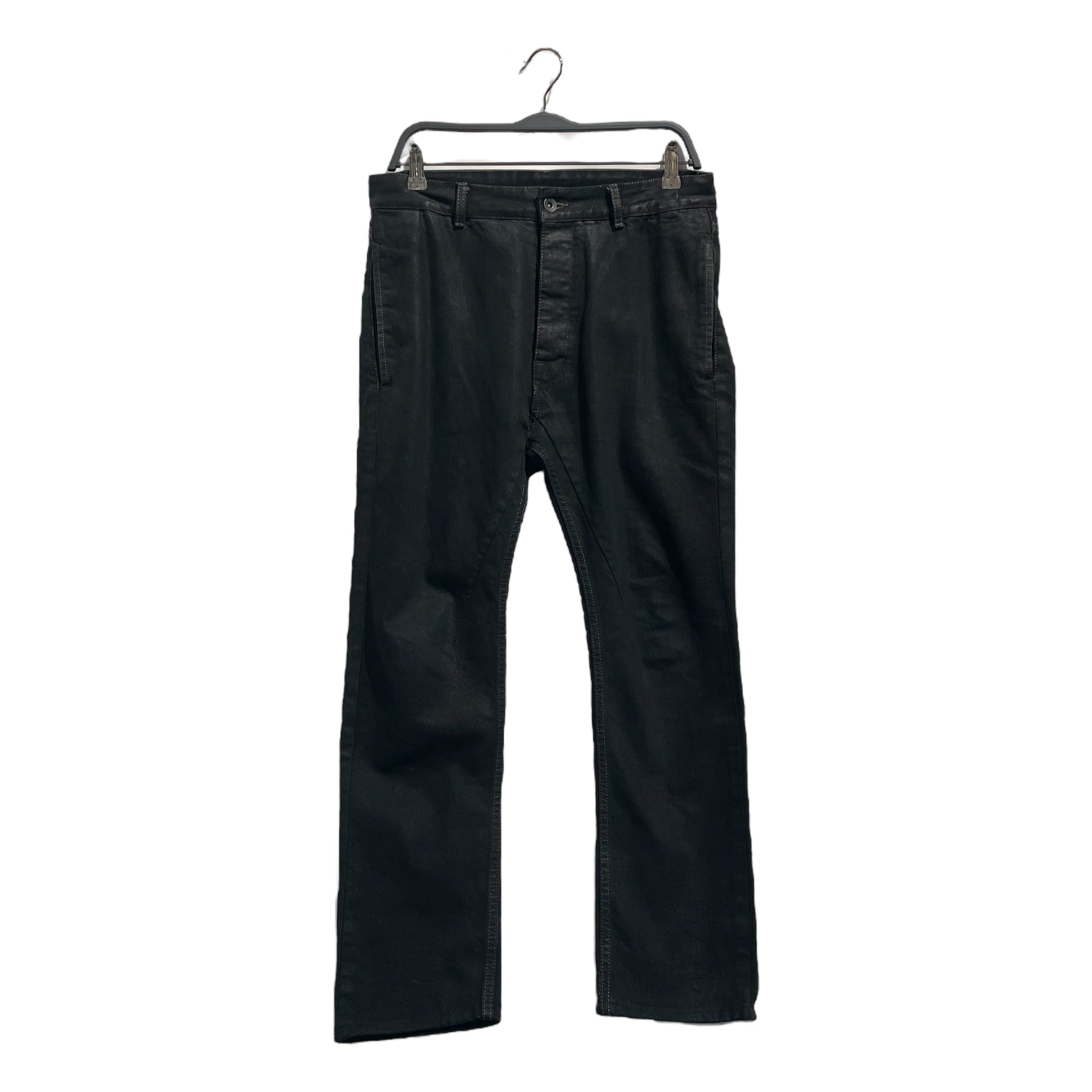 RICK OWENS DRKSHDW/Straight Pants/31/Cotton/BLK/Torrence Trousers Matte view 1
