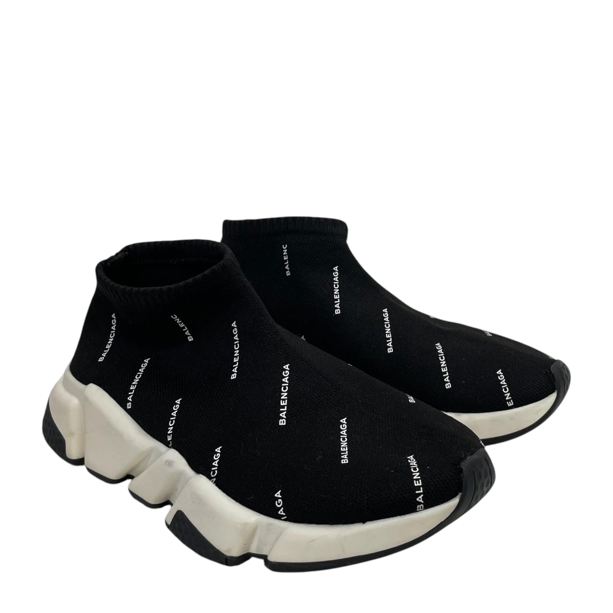 BALENCIAGA/Hi-Sneakers/EU 36/All Over Print/BLK/speed 2.0 view 1
