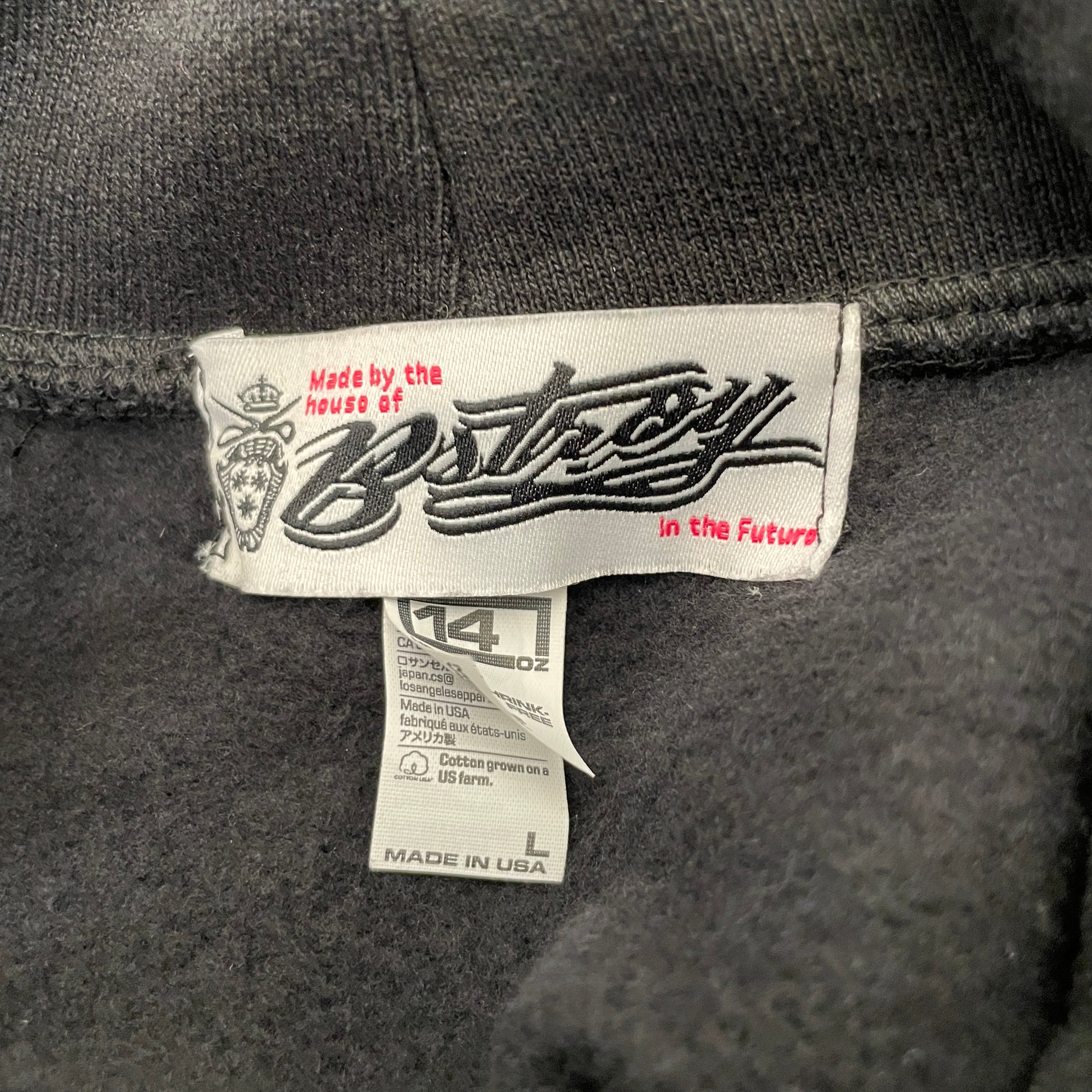 BSTROY/Hoodie/L/Cotton/BLK/RED CIRCLE view 3