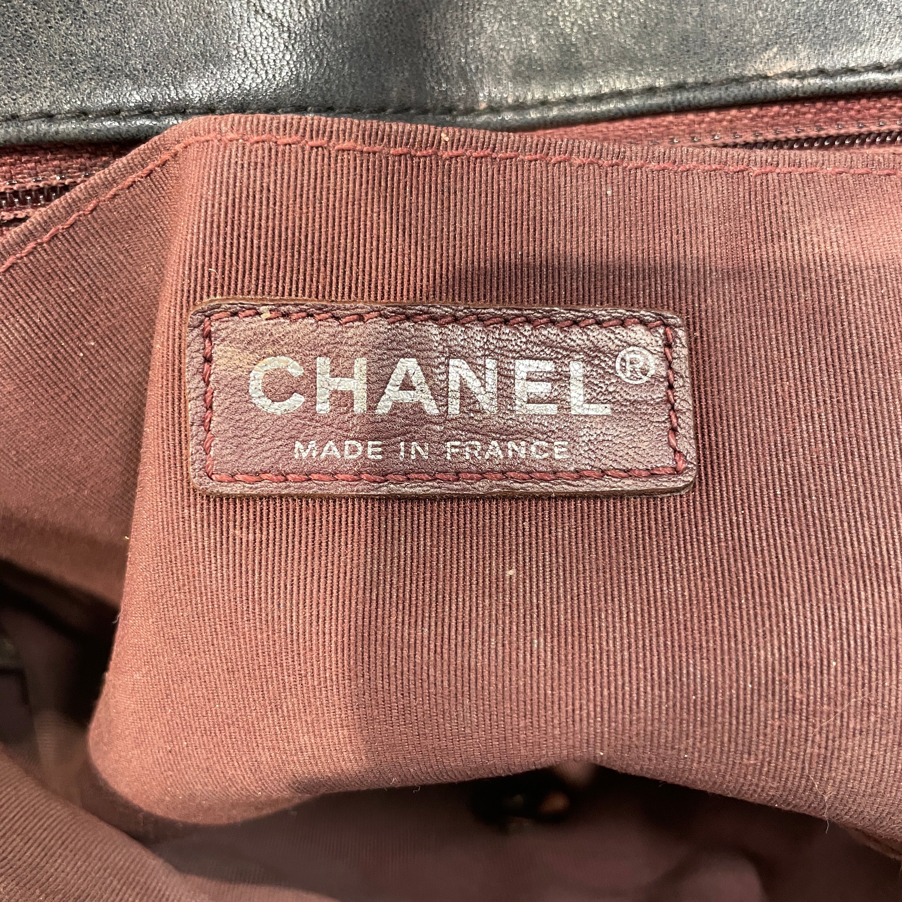 CHANEL/Bag/BLK/2007 PATENT LEATHER FLAP view 4
