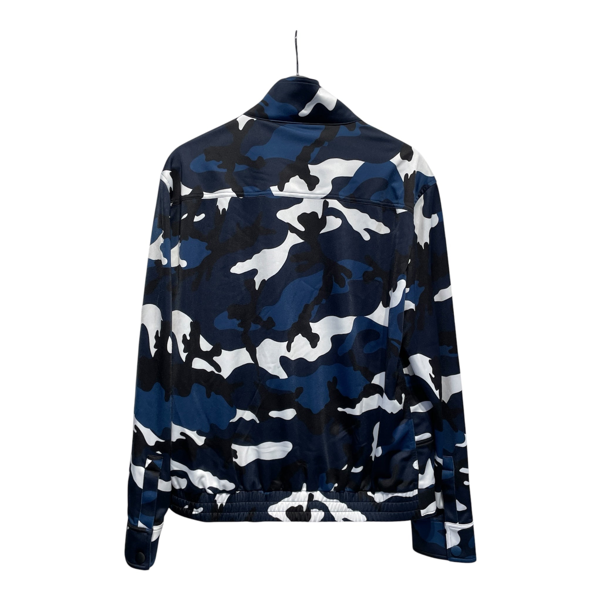 VALENTINO/Jacket/54/Polyester/BLU/Camouflage/MULTI ZIP view 2